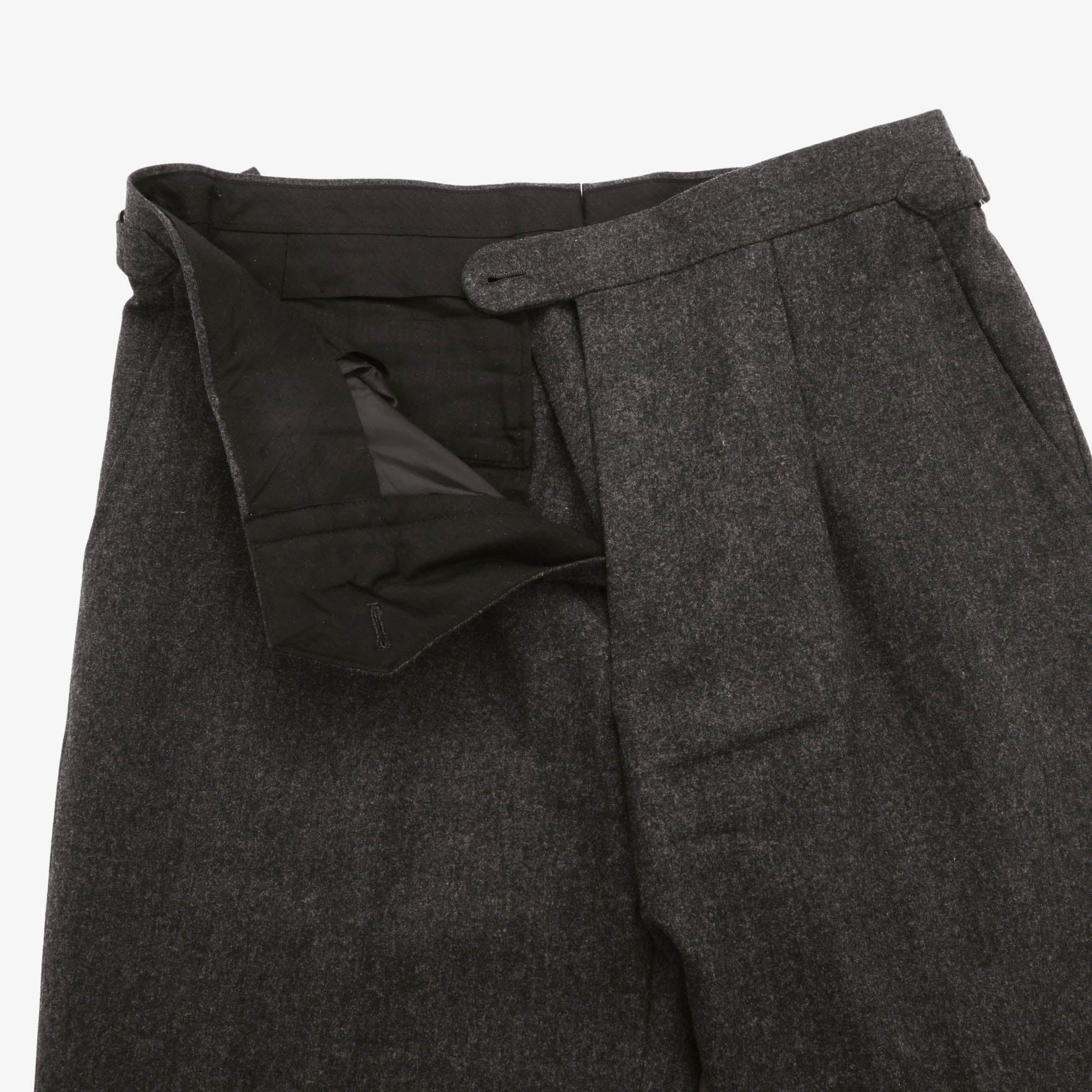 Mod 2 Flannel Pleated Trousers (32W X 30L)