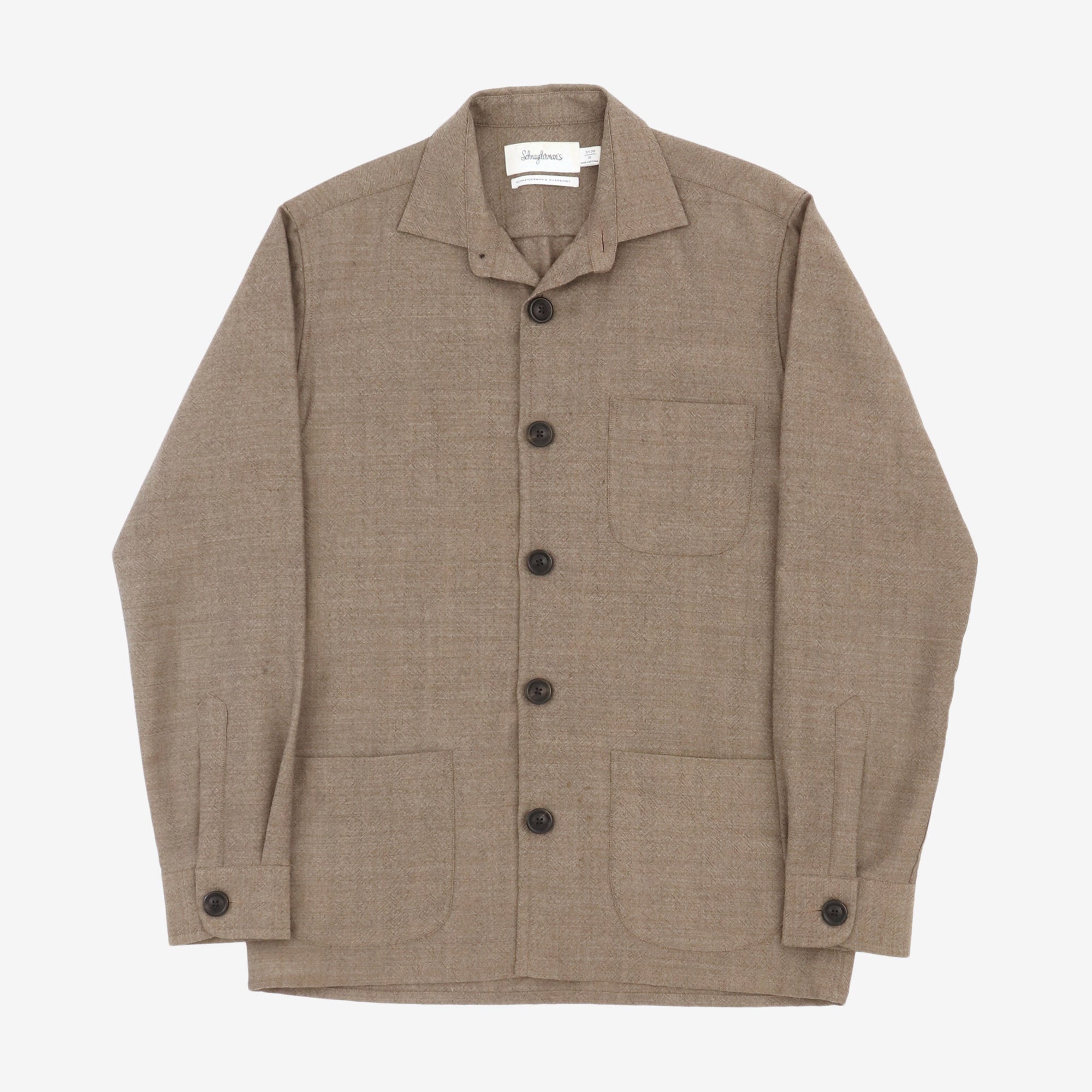 Notch Virgin Wool Overshirt