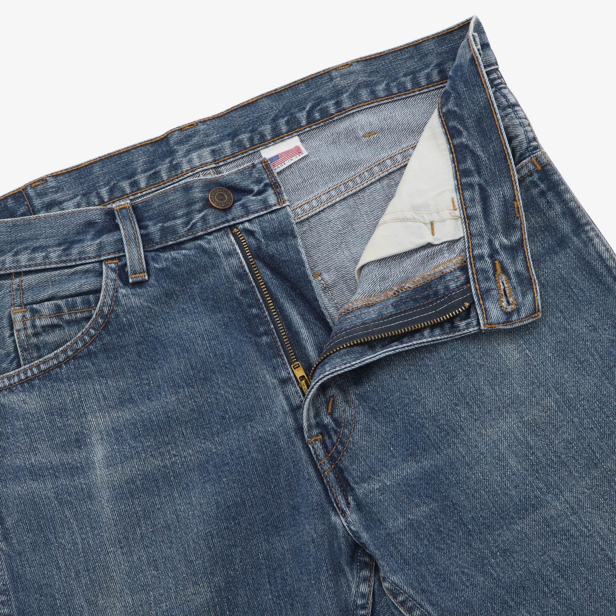 Vintage Orange Tab Lot 606 Denim USA (32W X 30.5L)