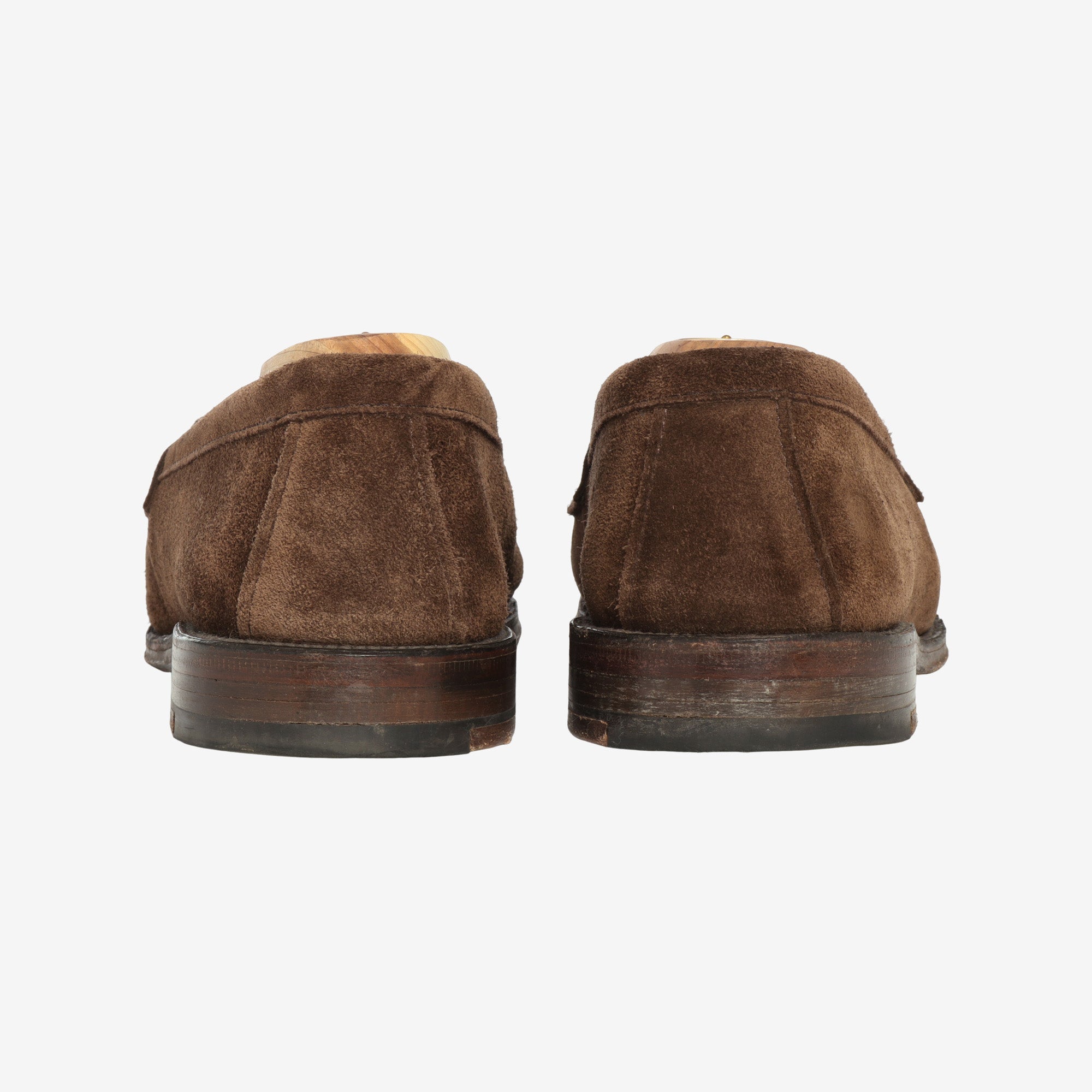 Unlined Suede Penny Loafer + Trees