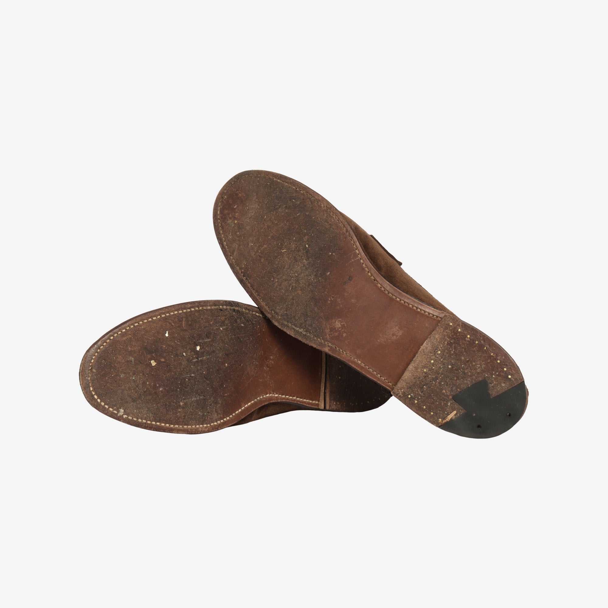 Unlined Suede Penny Loafer + Trees