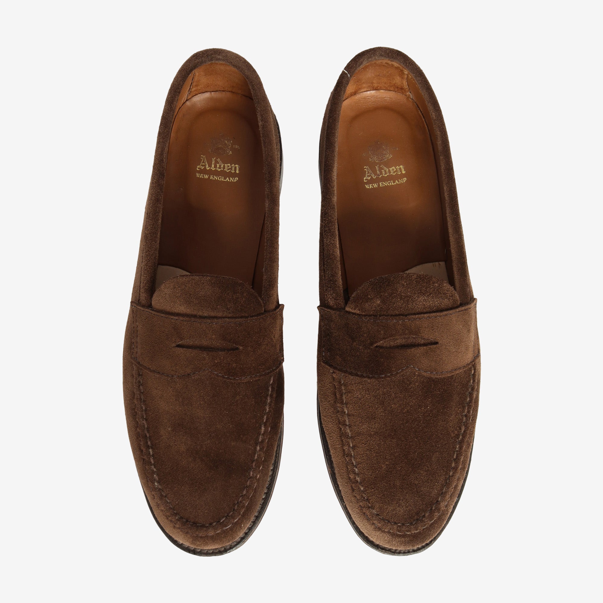 Unlined Suede Penny Loafer + Trees