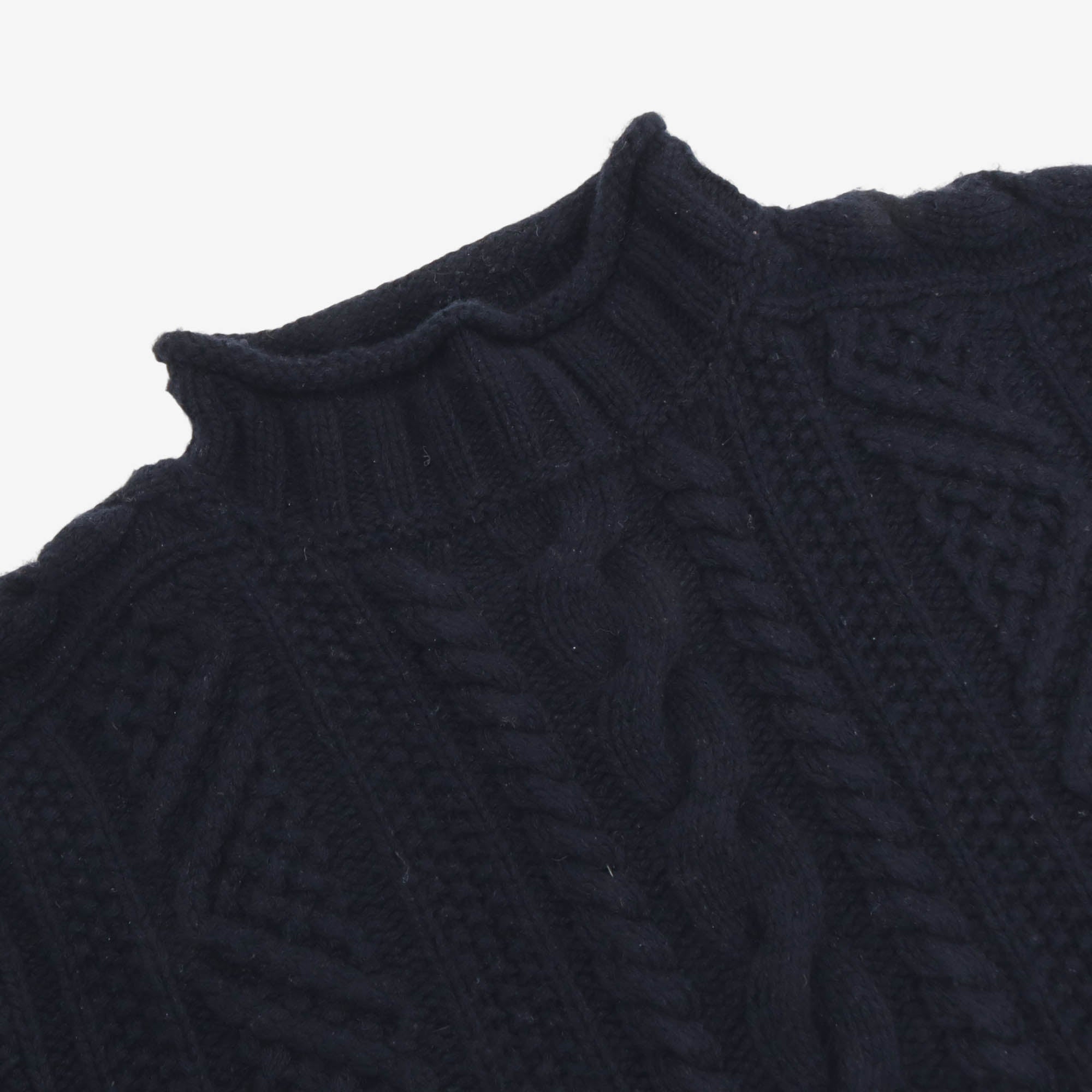 Purple Label Aran Cable Knit Sweater