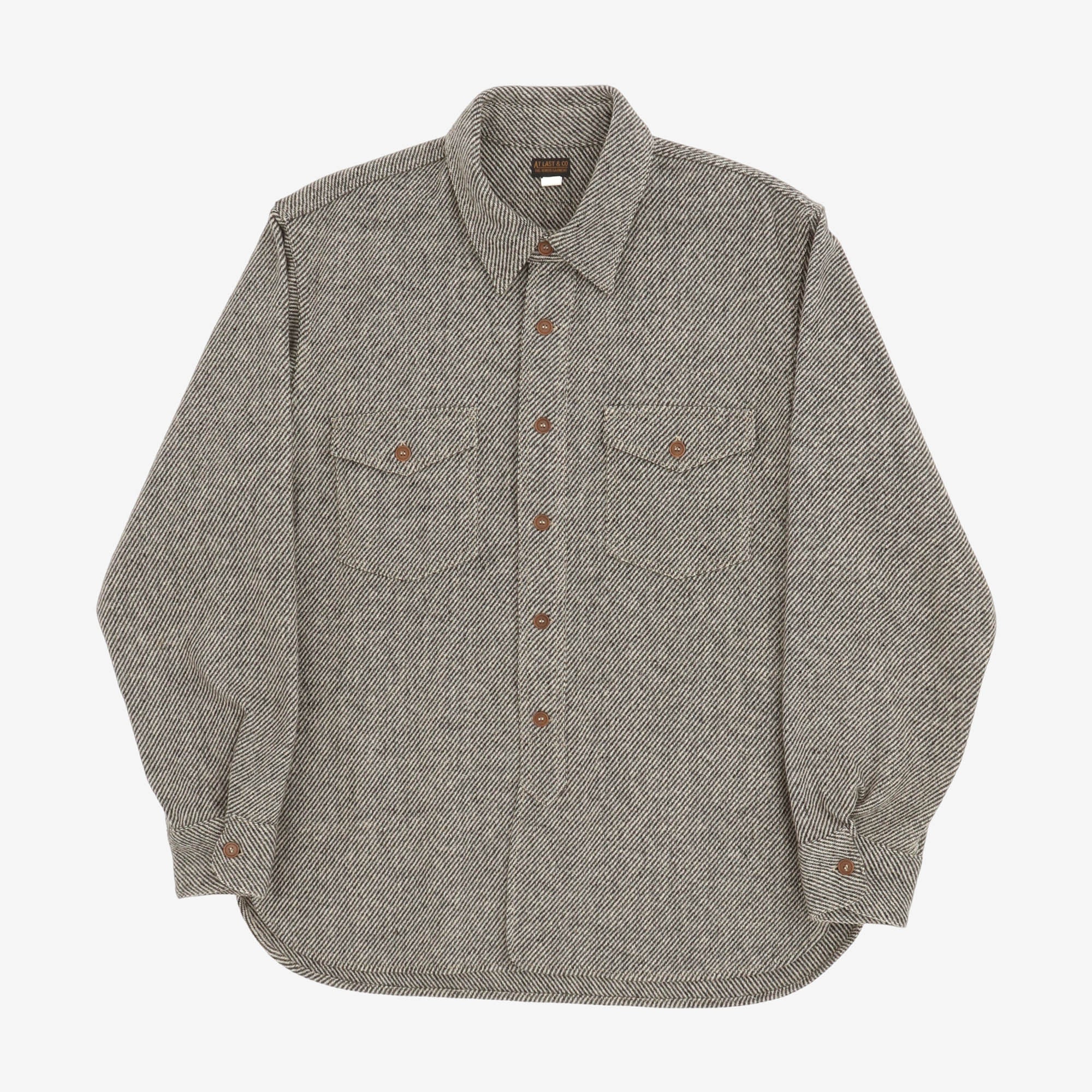 Wool Blend Work Shirt