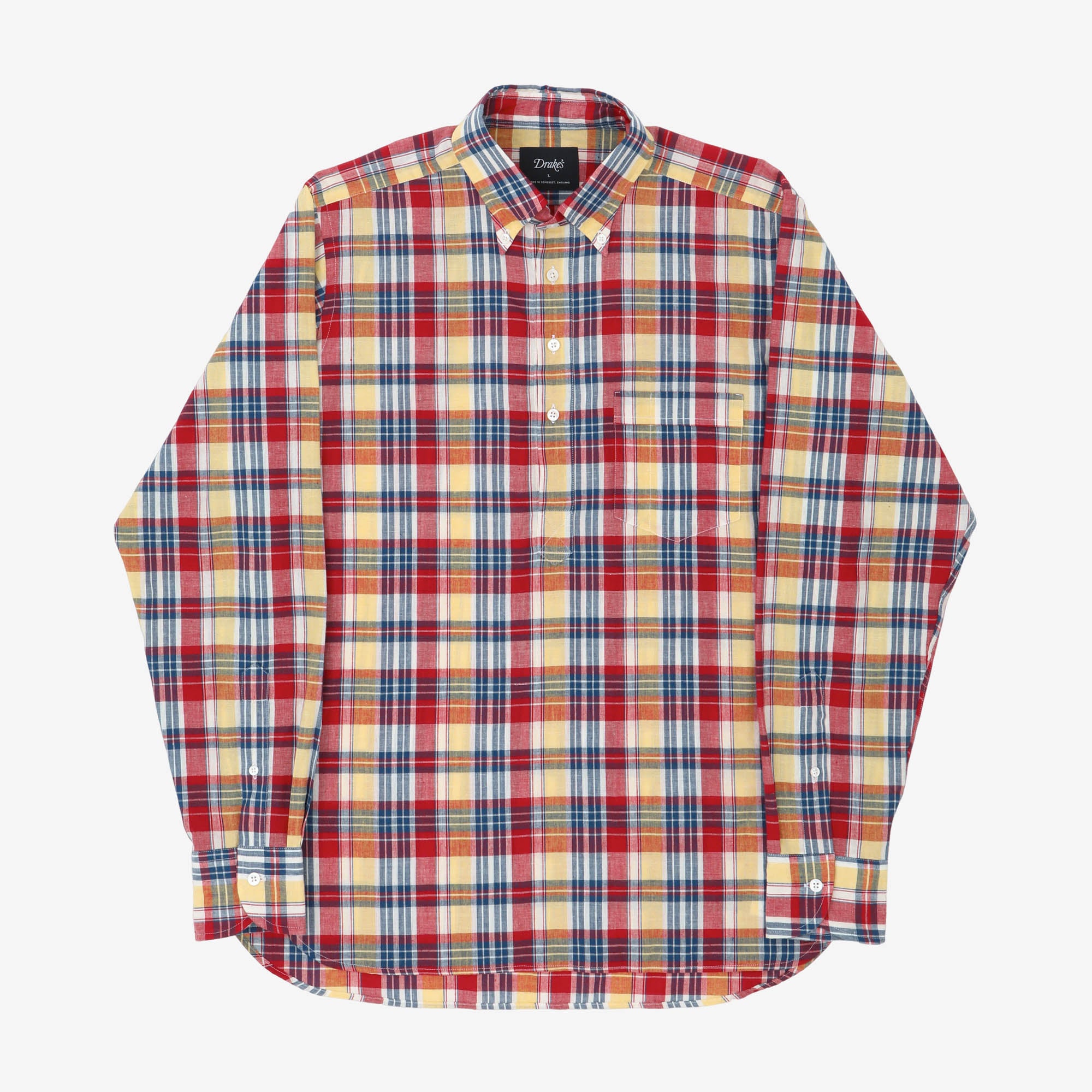 Madras Check BD Popover Shirt
