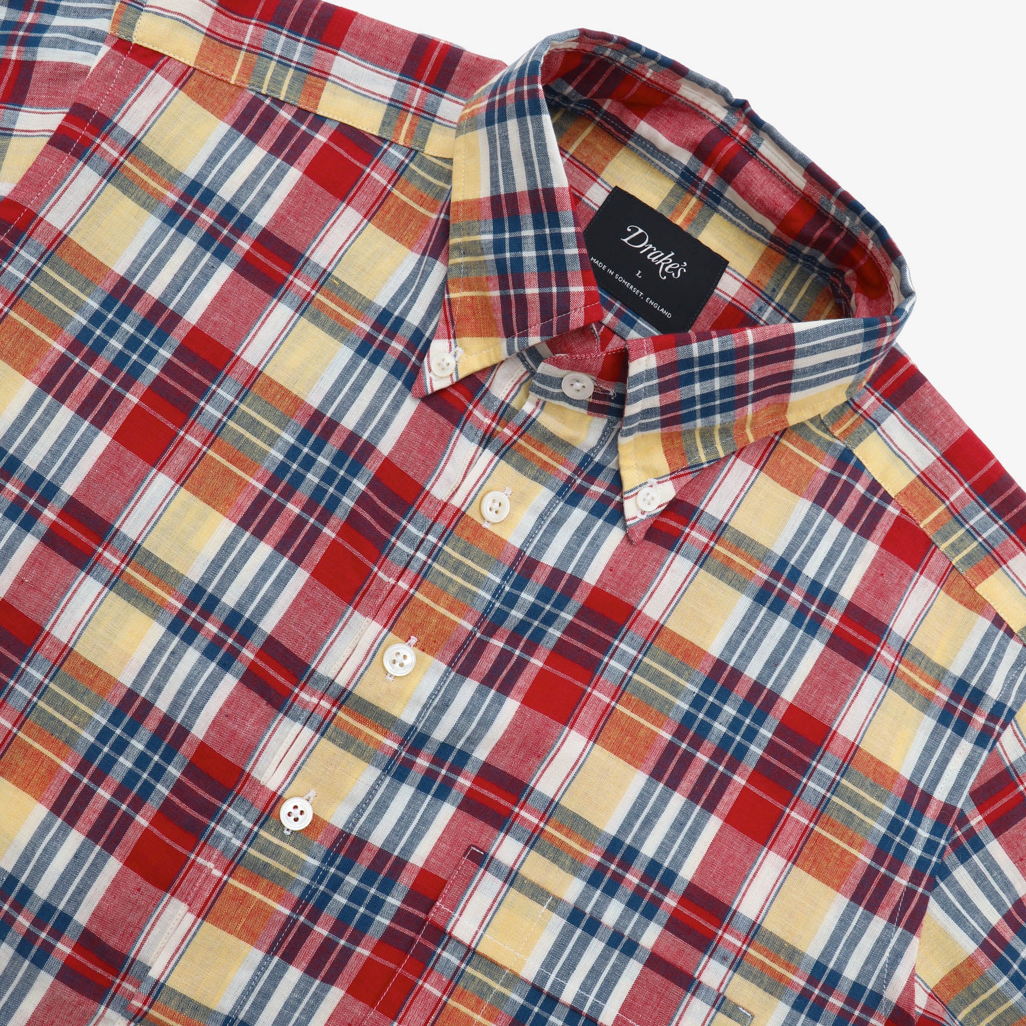 Madras Check BD Popover Shirt