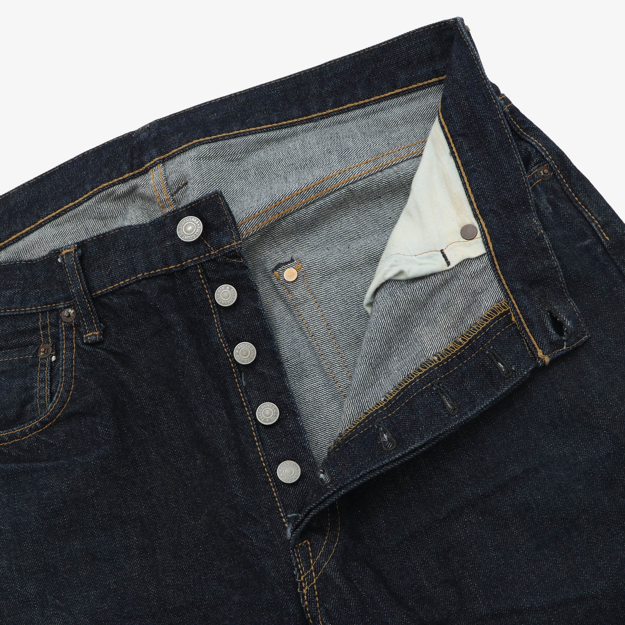 1103 13.7oz Clean Straight Selvedge Jeans (34W X 27.5L)