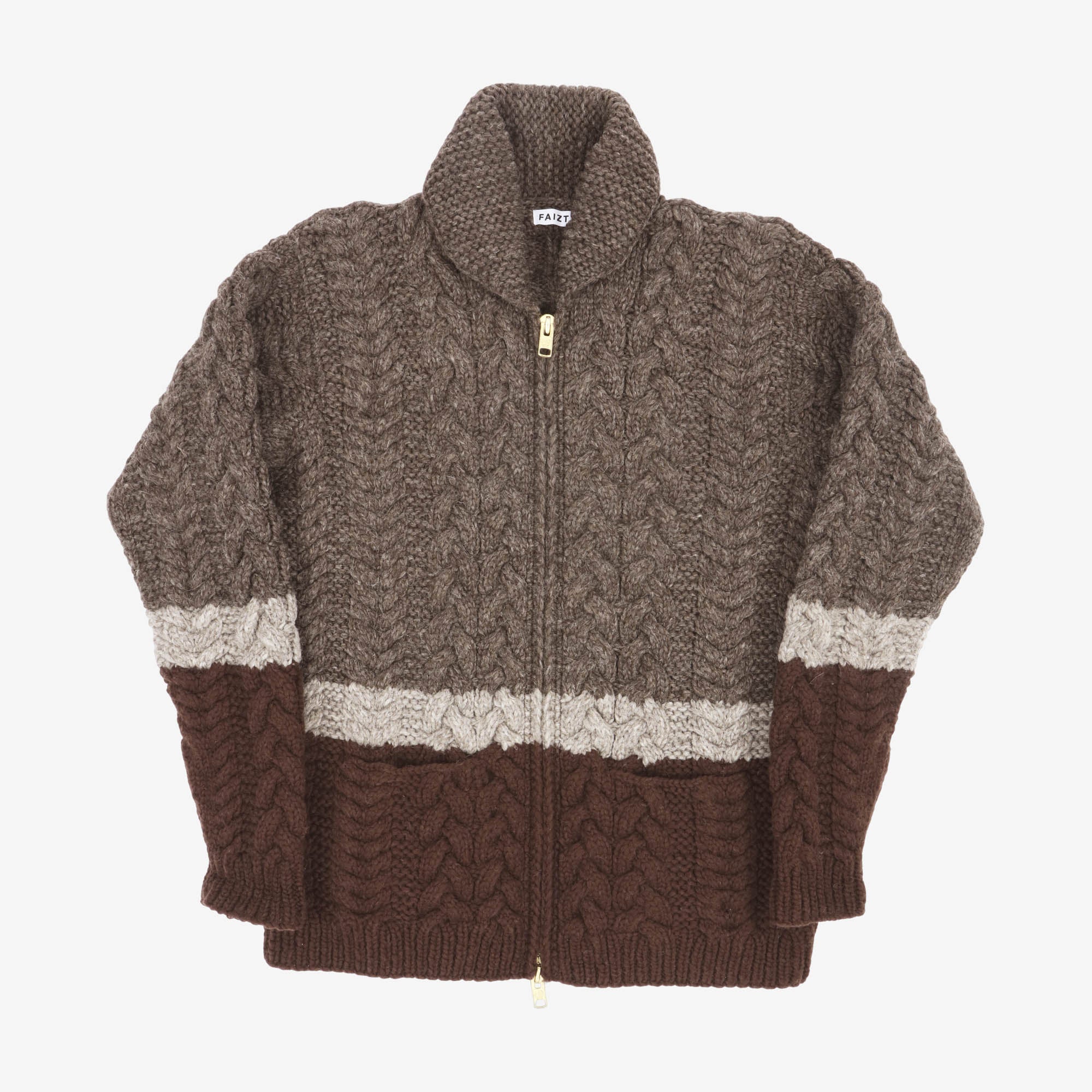 Cable Knit Cowichan Sweater