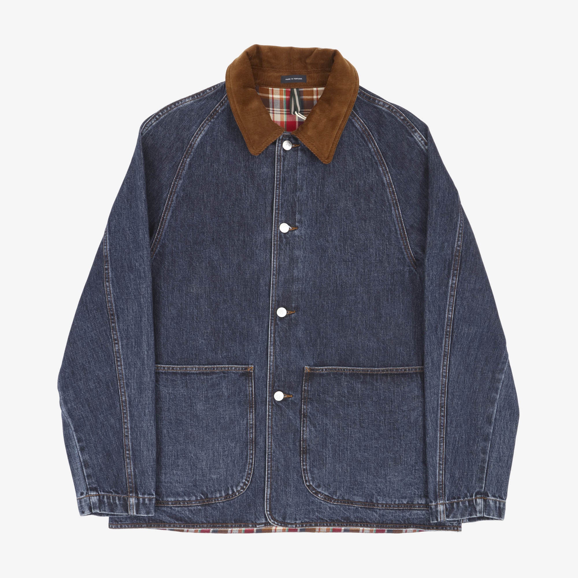 Drakes Stone Wash Denim Field Jacket – Marrkt