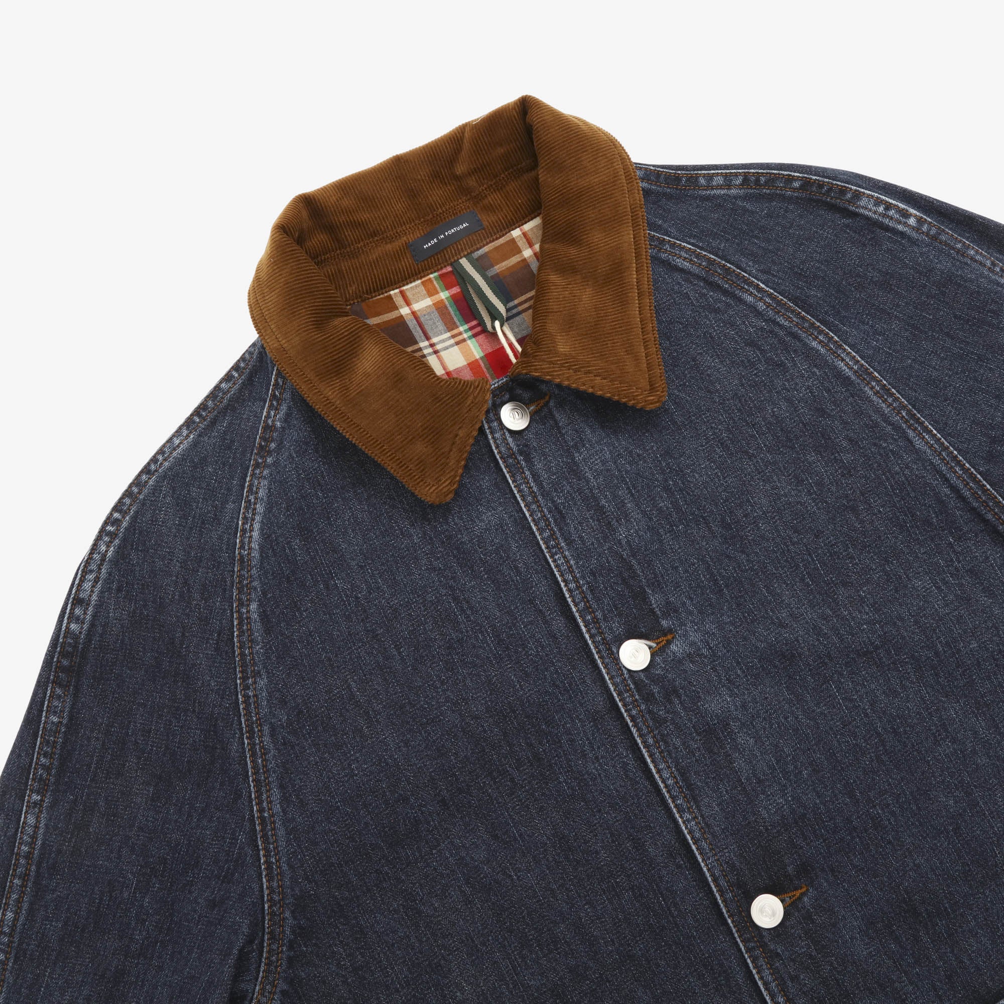 Stone Wash Denim Field Jacket
