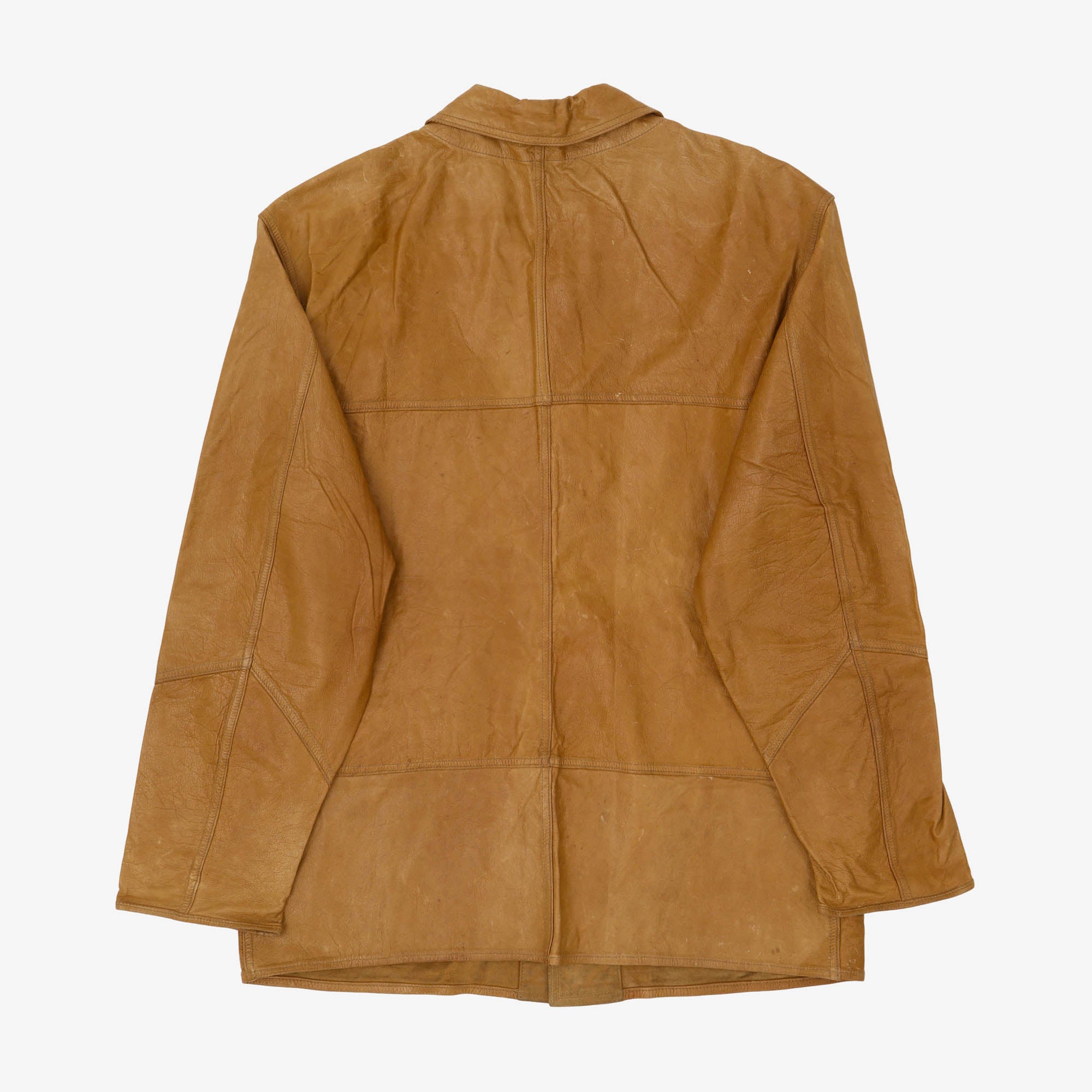 Reversible Leather Suede Utility Jacket (Tombolini)