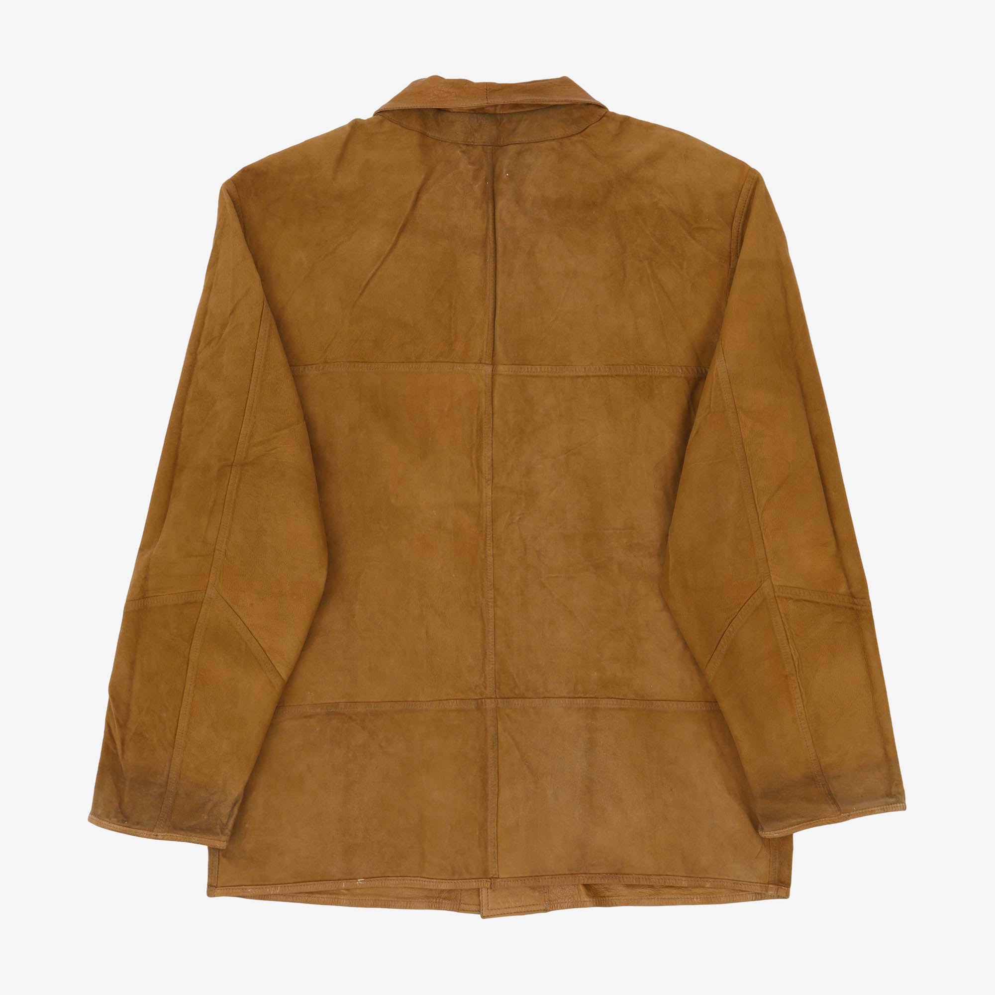 Reversible Leather Suede Utility Jacket (Tombolini)