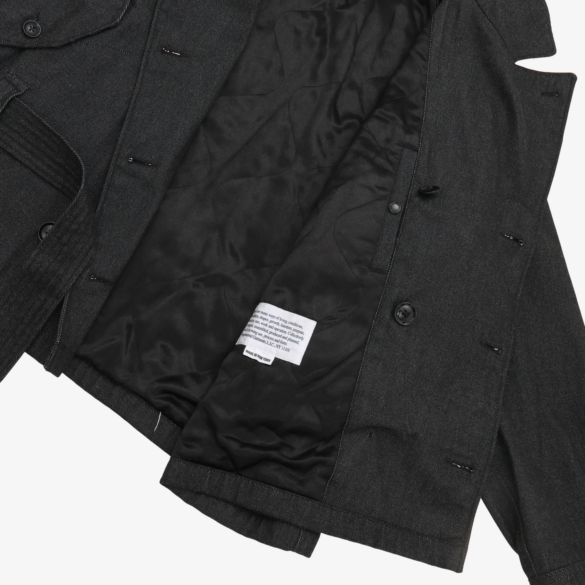 Denim Short Trench Jacket