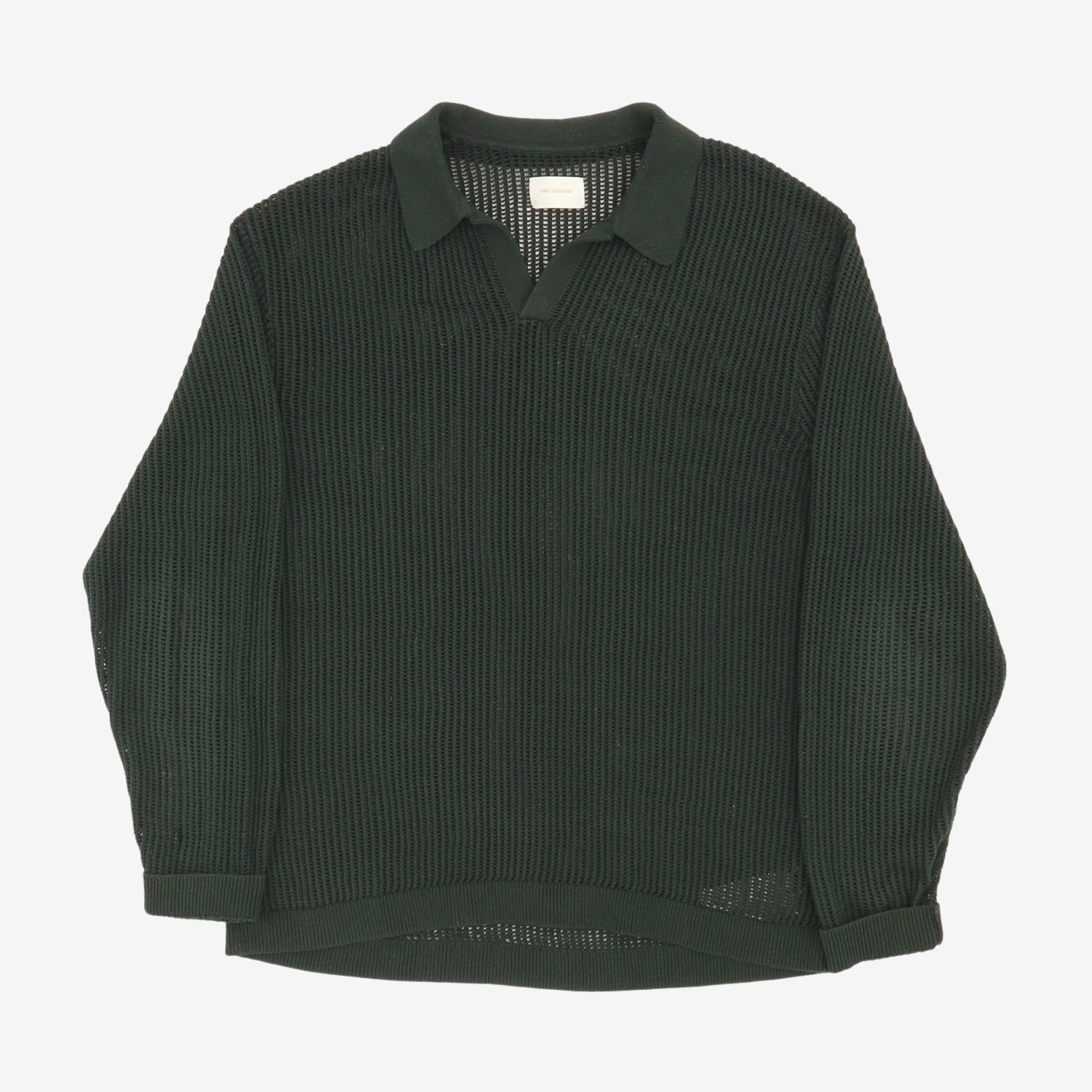 LS Mesh Knit Polo