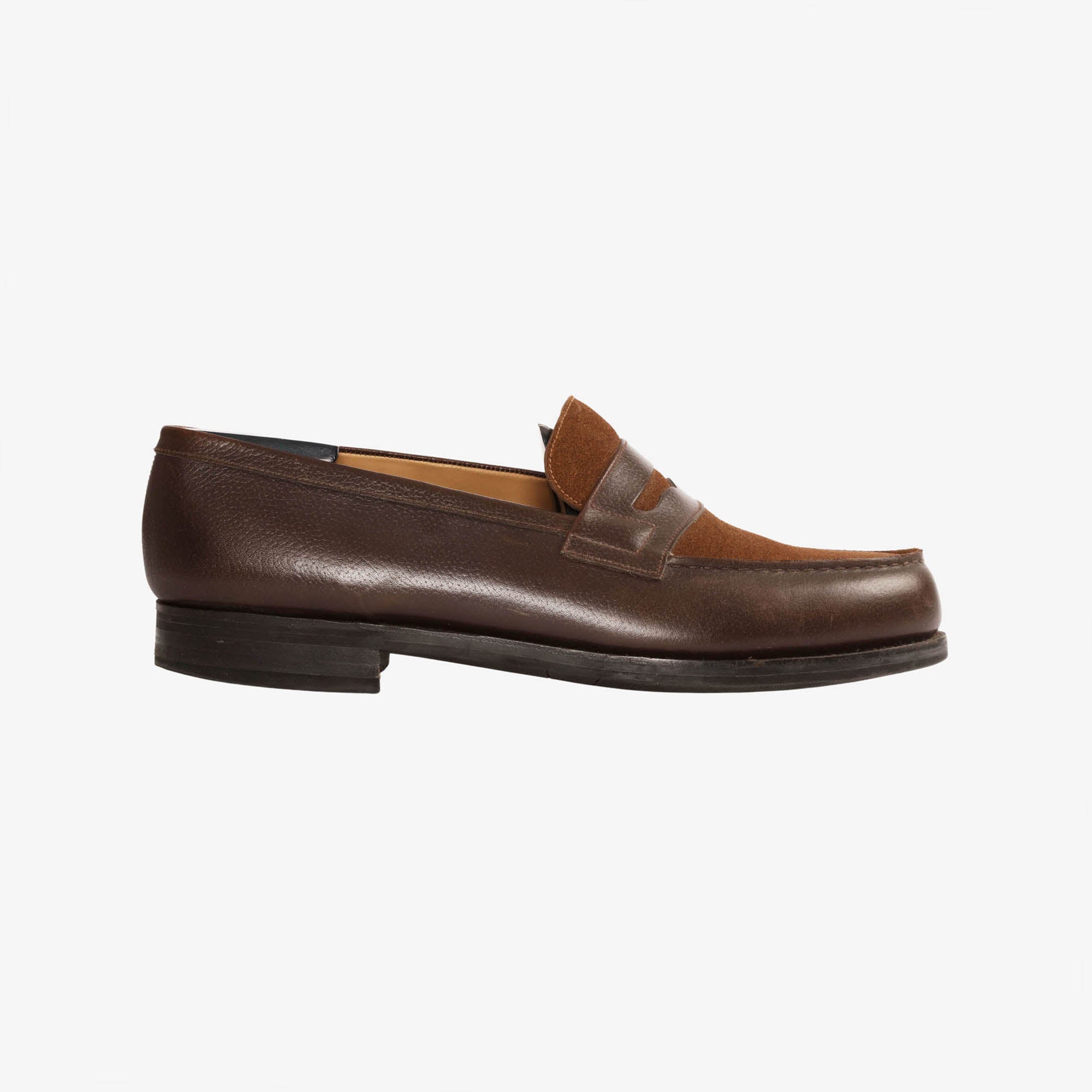 Leather Suede Penny Loafers + Trees