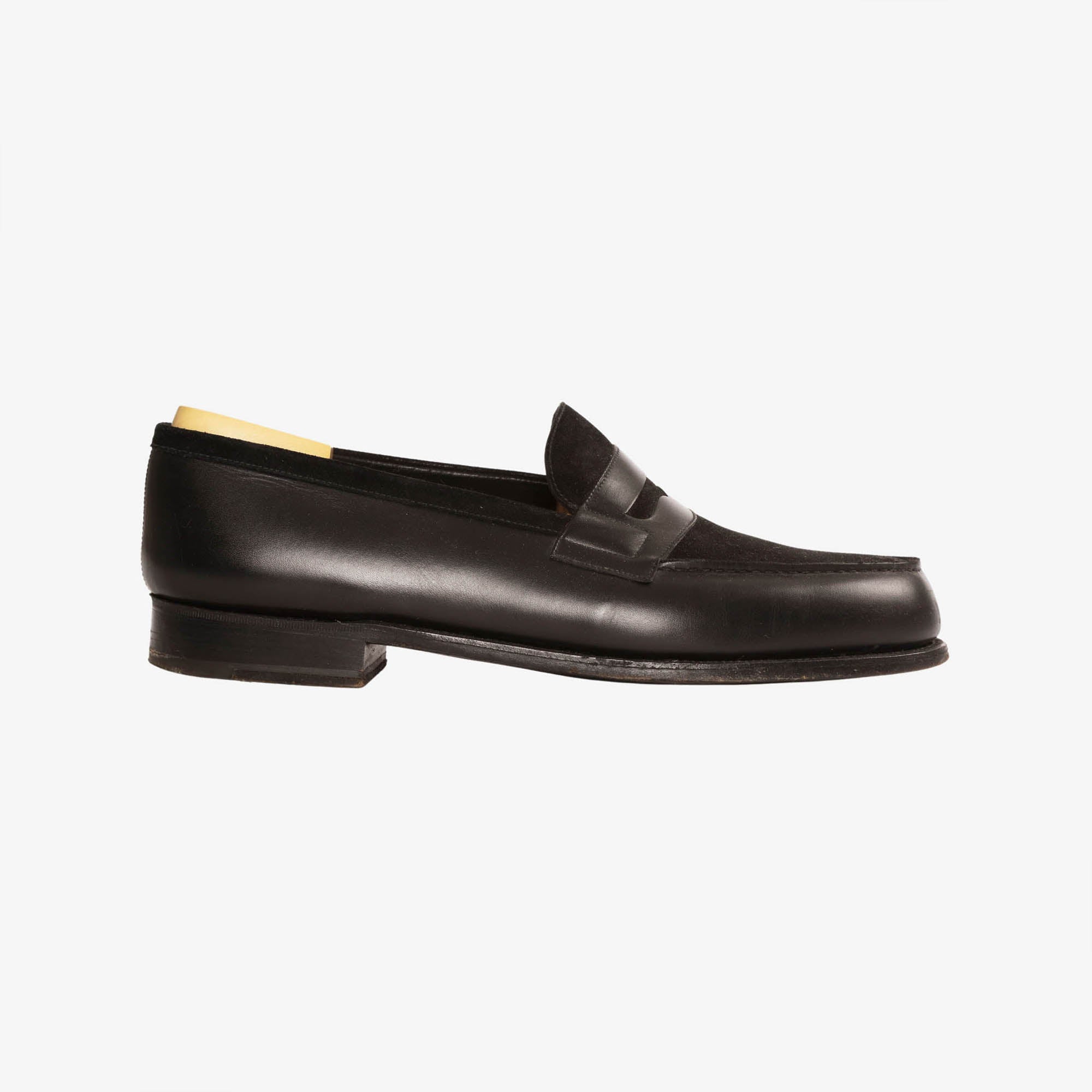 Leather Suede Penny Loafers + Trees