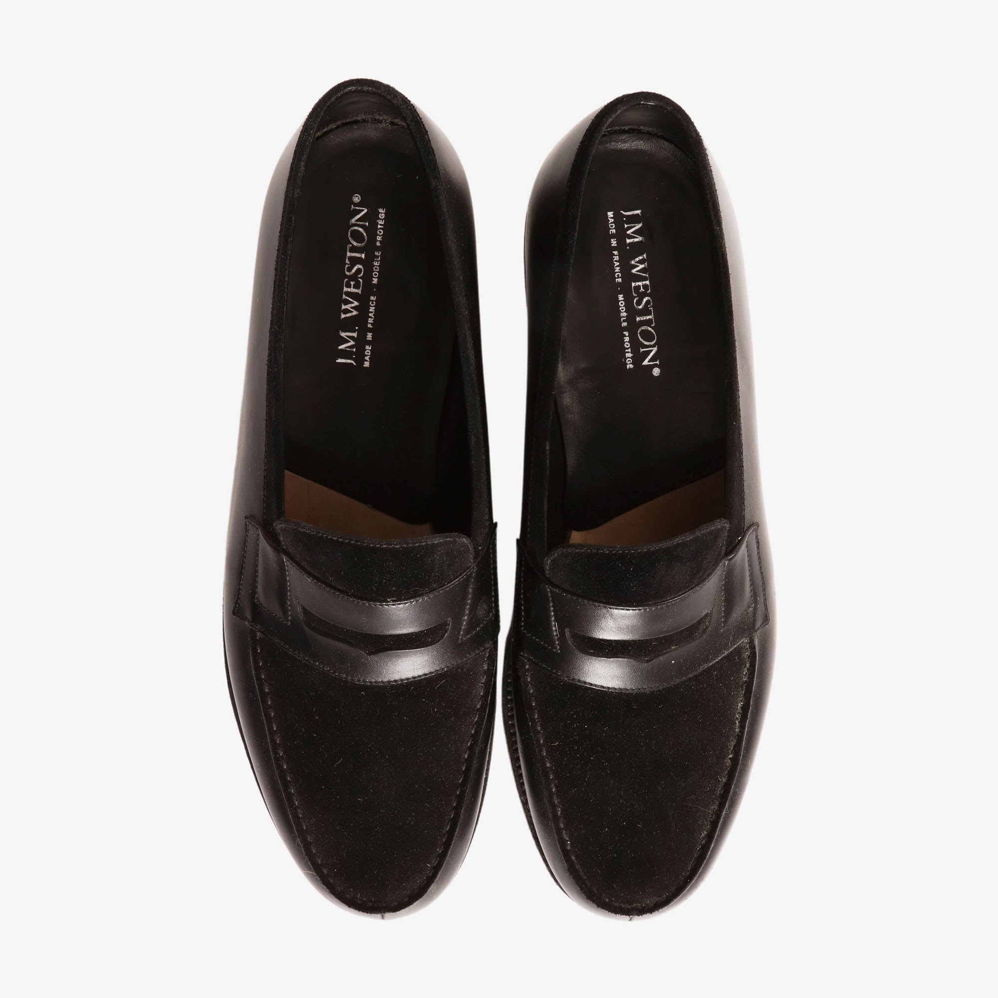 Leather Suede Penny Loafers + Trees