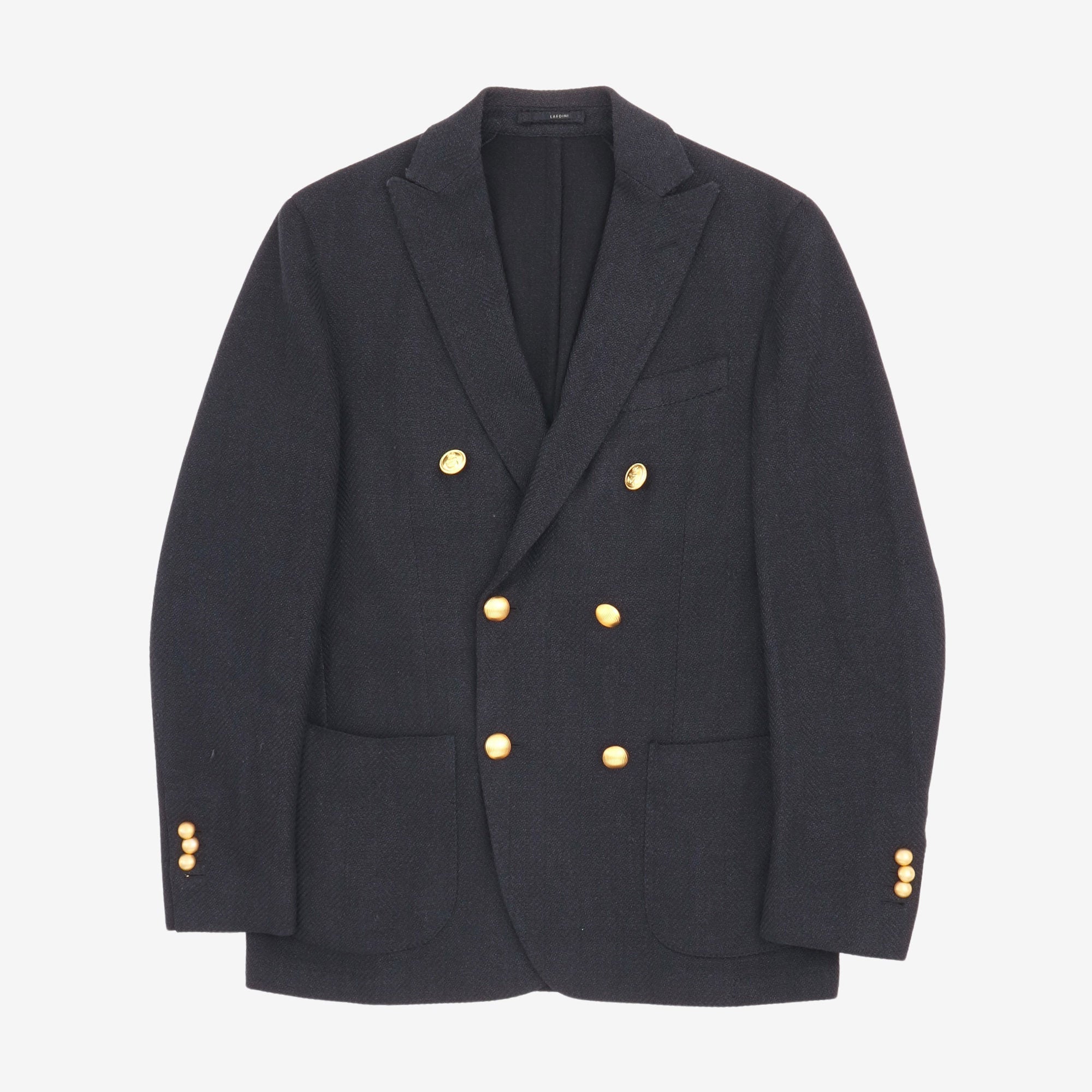 DB Herringbone Wool Silk Blazer