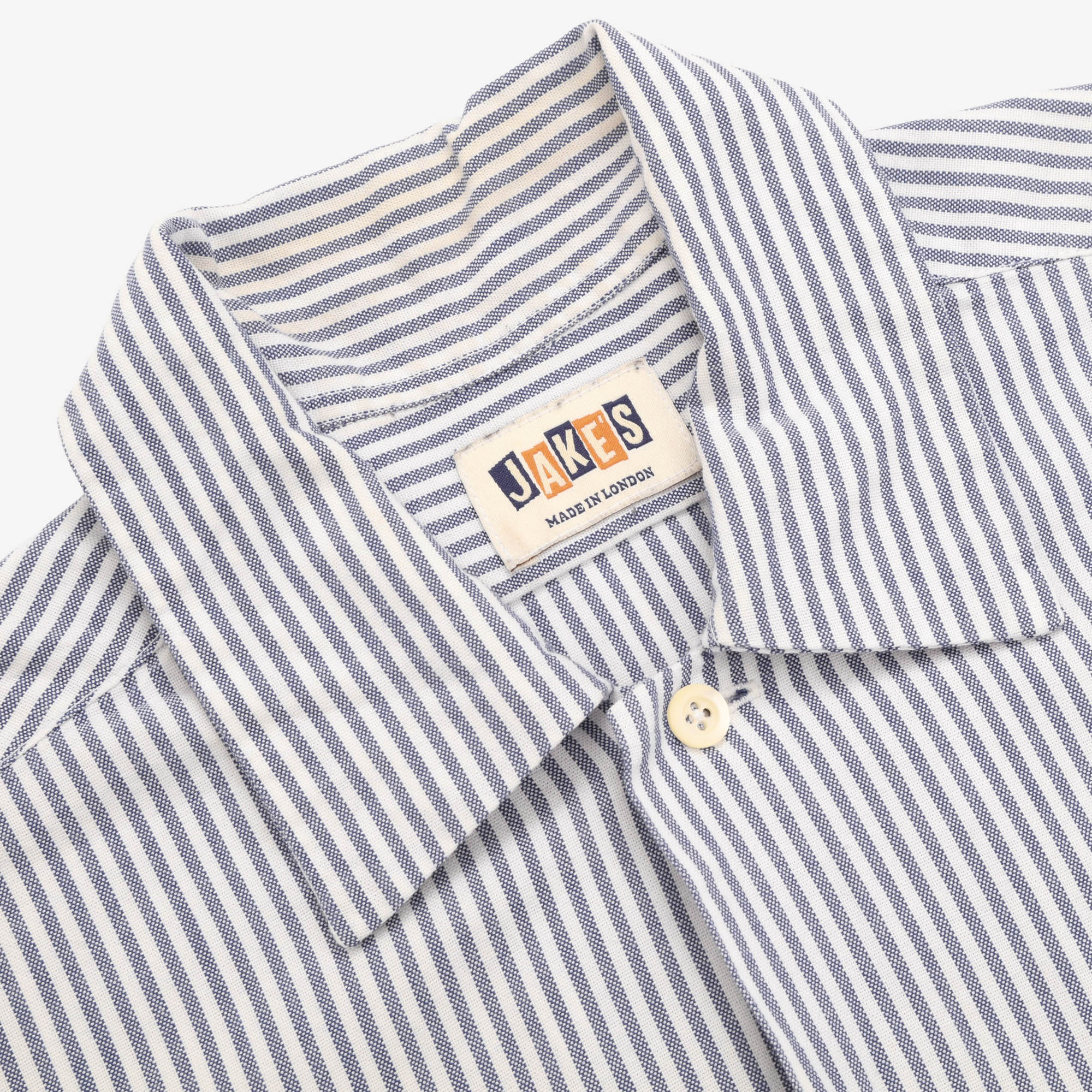 Vertical Striped Oxford Leisure Shirt