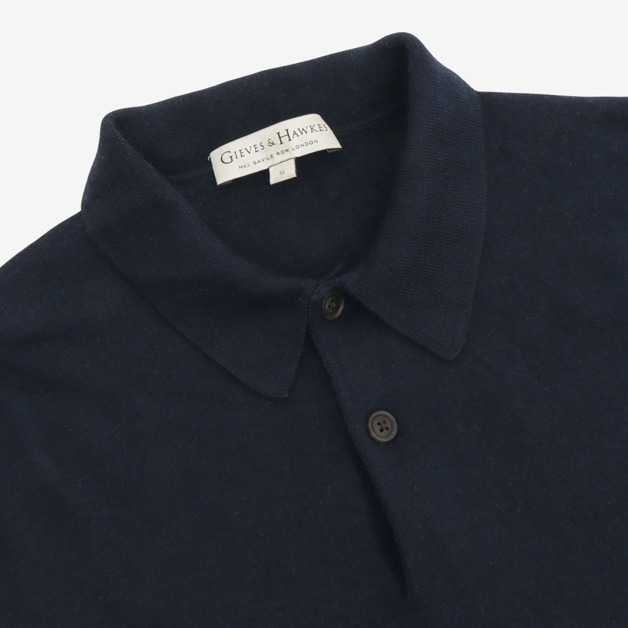 Cashmere LS Polo