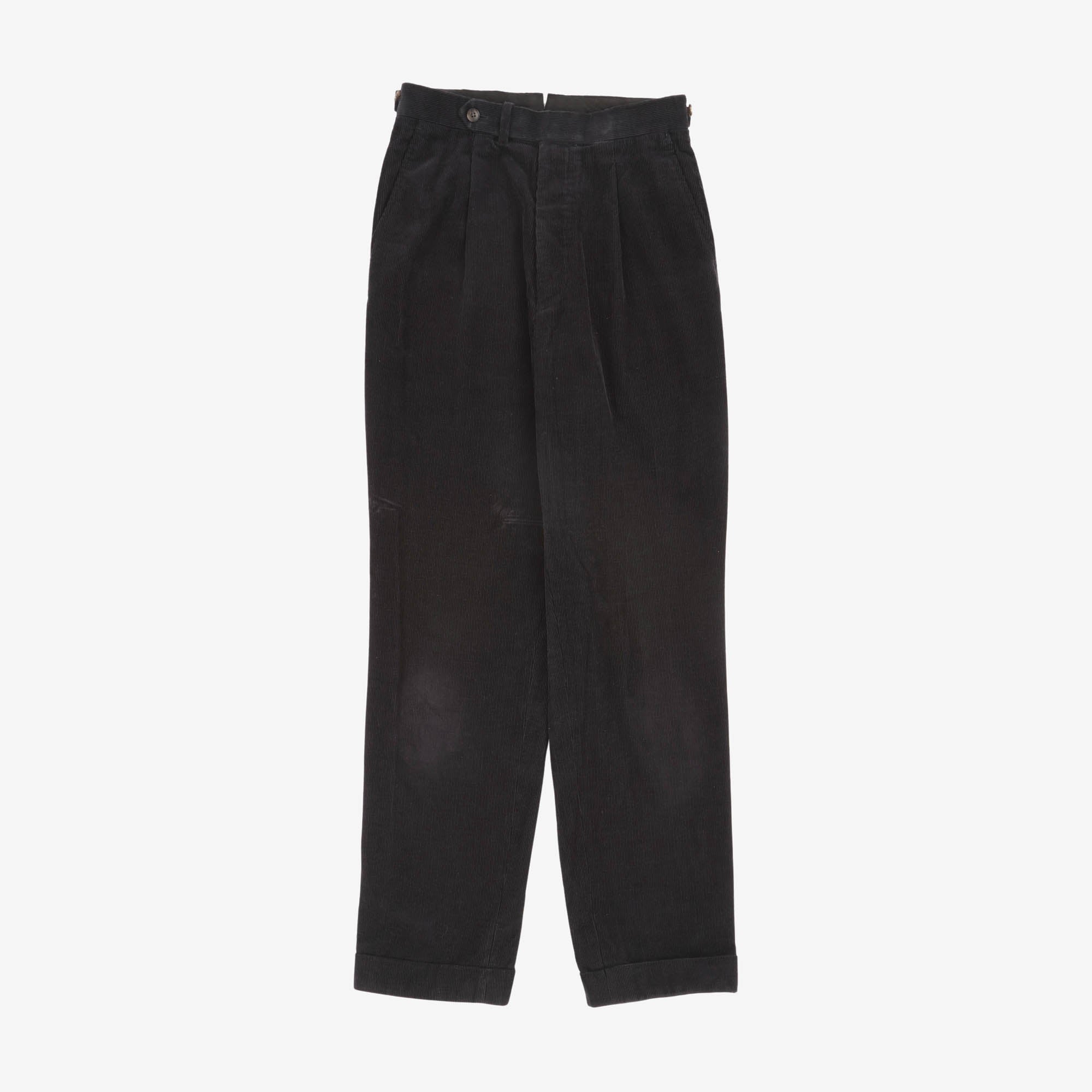 MTM Pleated Corduroy Trousers (26W X 29.5L)