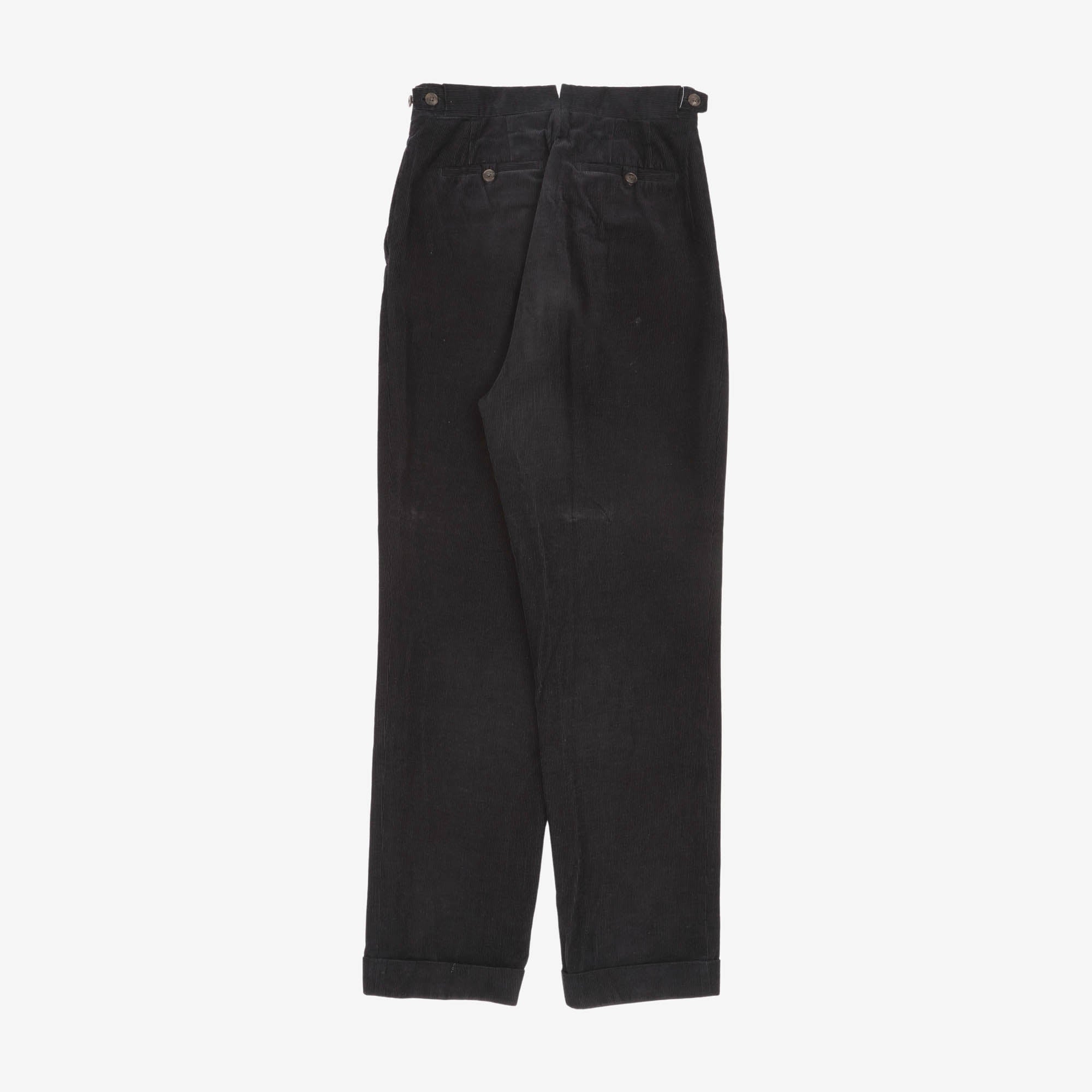MTM Pleated Corduroy Trousers (26W X 29.5L)
