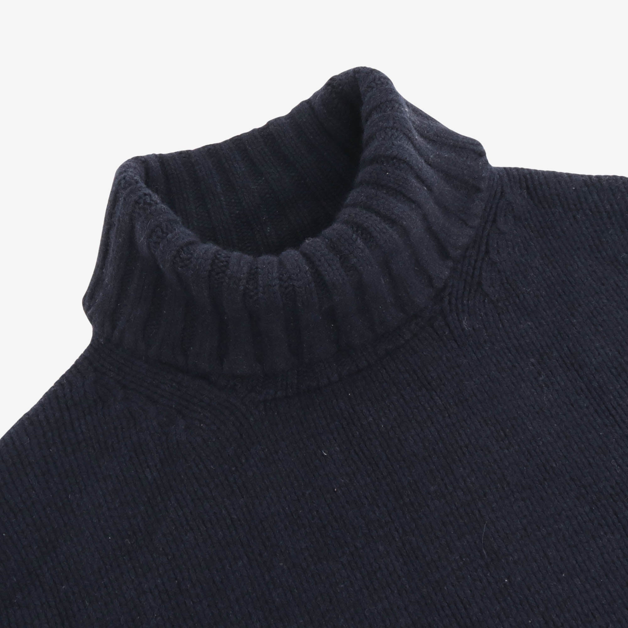 Wool Cashmere Roll Neck Sweater