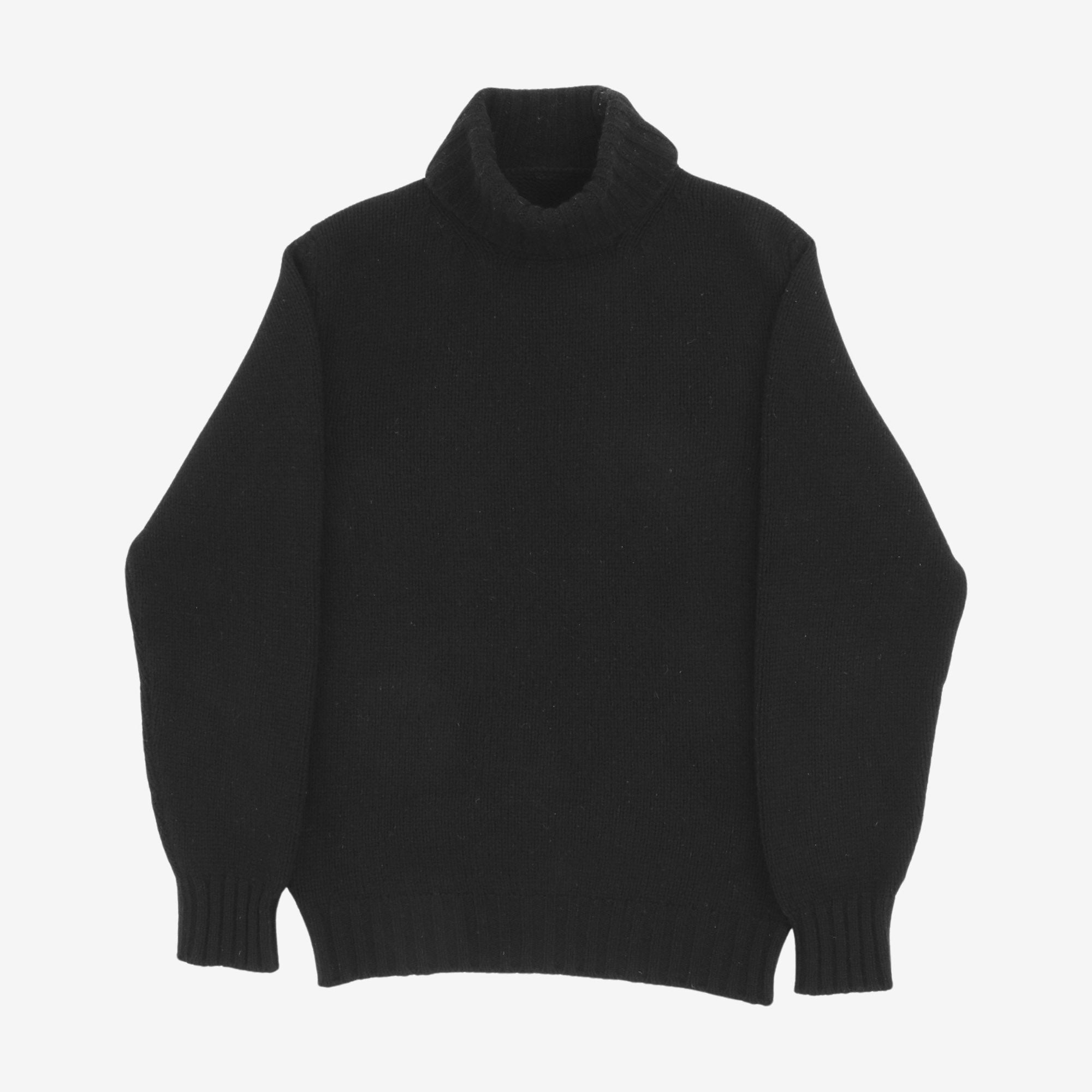 Newman Lambswool Roll Neck Sweater