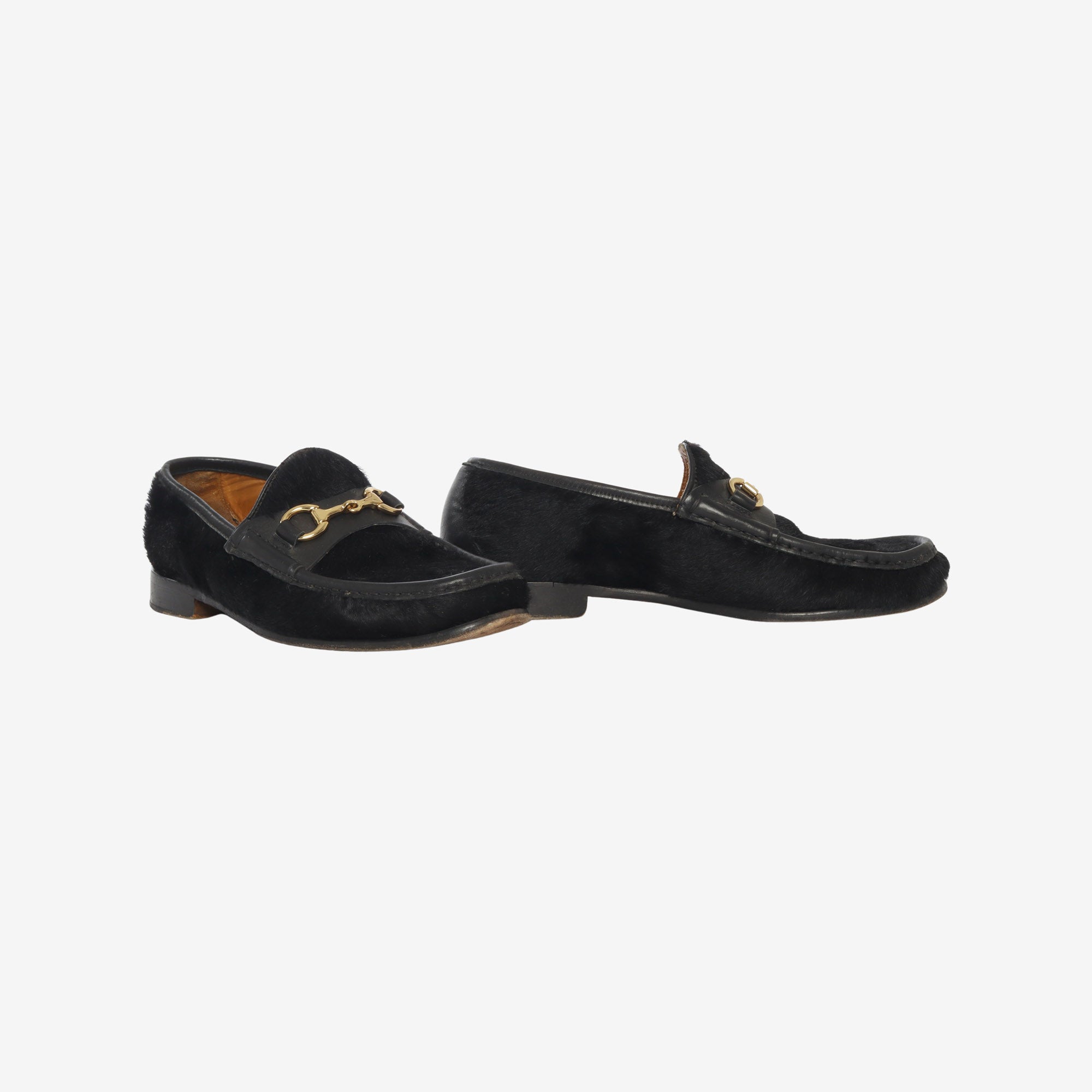 Pony Hair Horsebit Loafers
