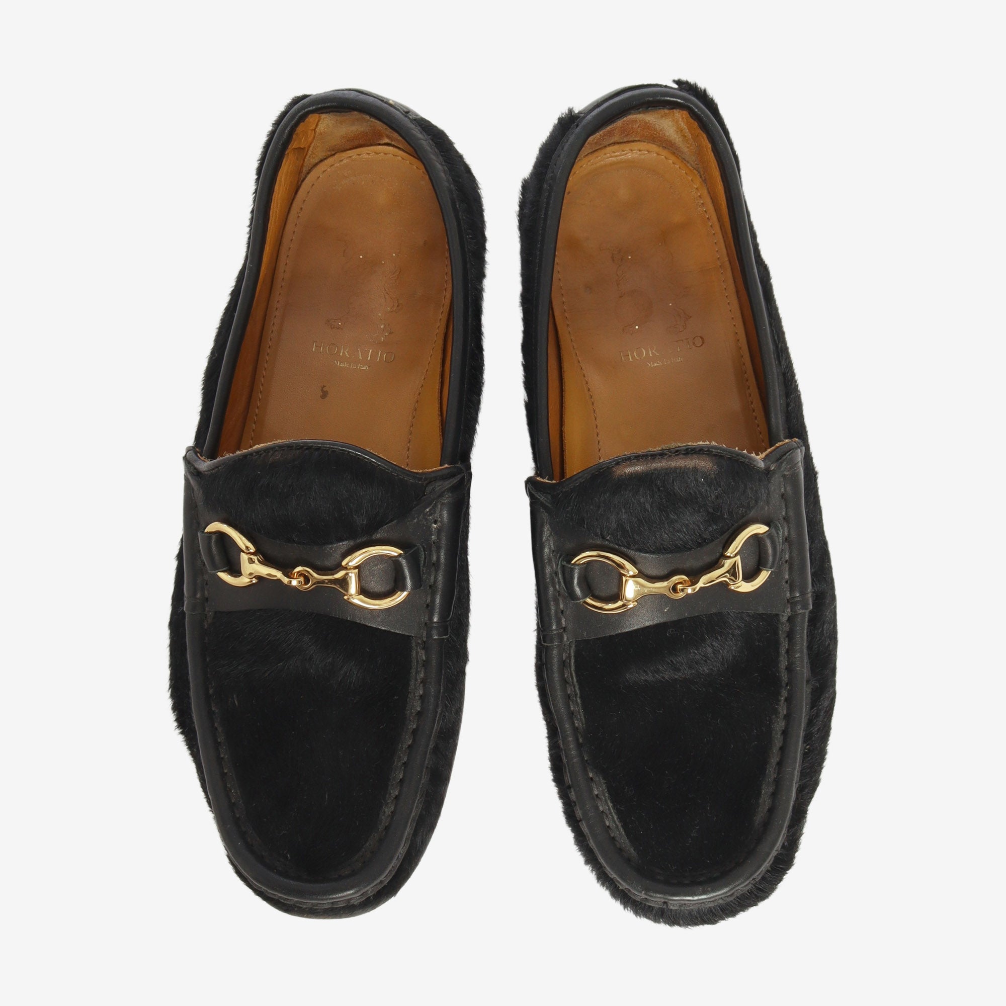 Pony Hair Horsebit Loafers
