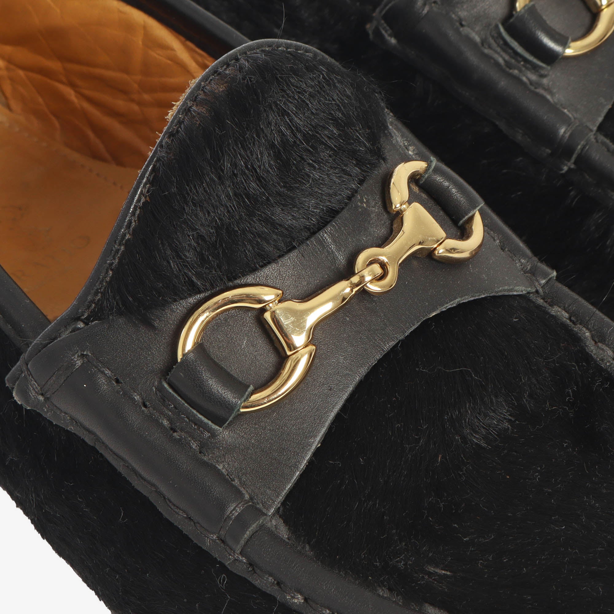 Pony Hair Horsebit Loafers