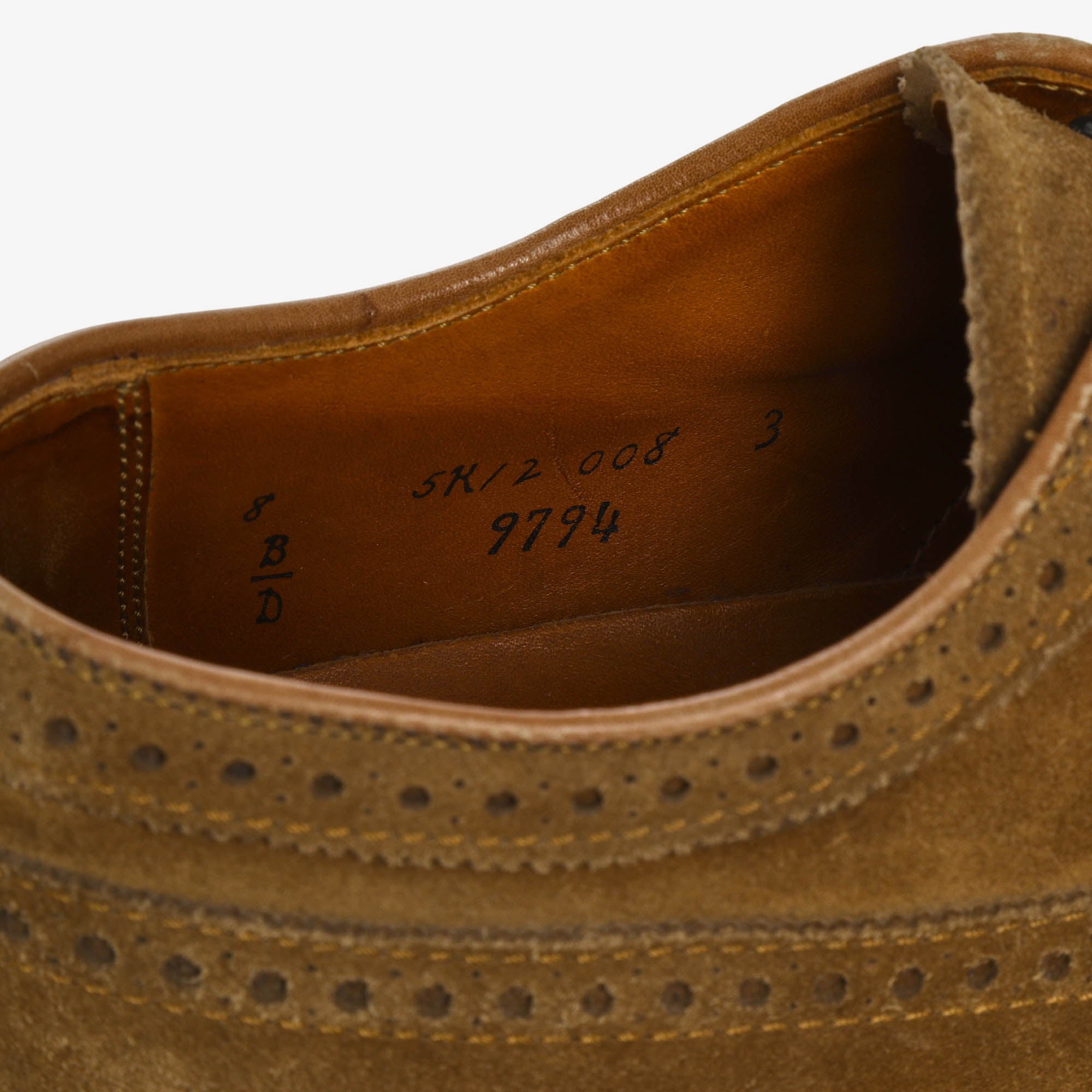 9794 Snuff Suede Long Wing Blucher
