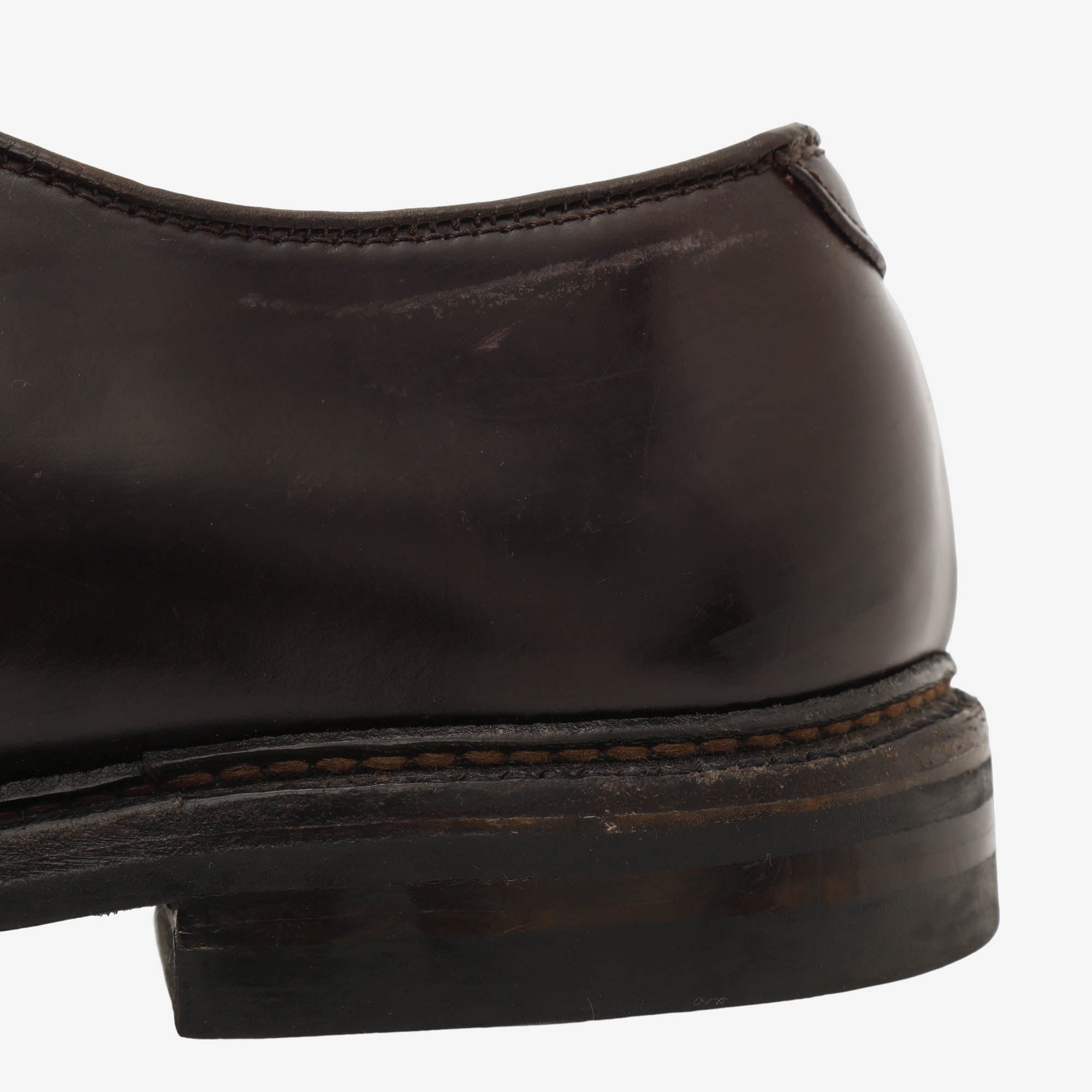 990 Cordovan Plain Toe Blucher