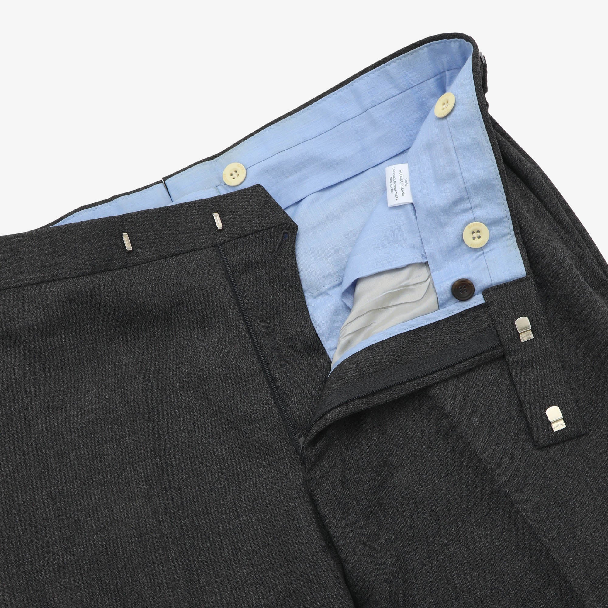 Wool Tailored Trousers (36W X 31.5L)