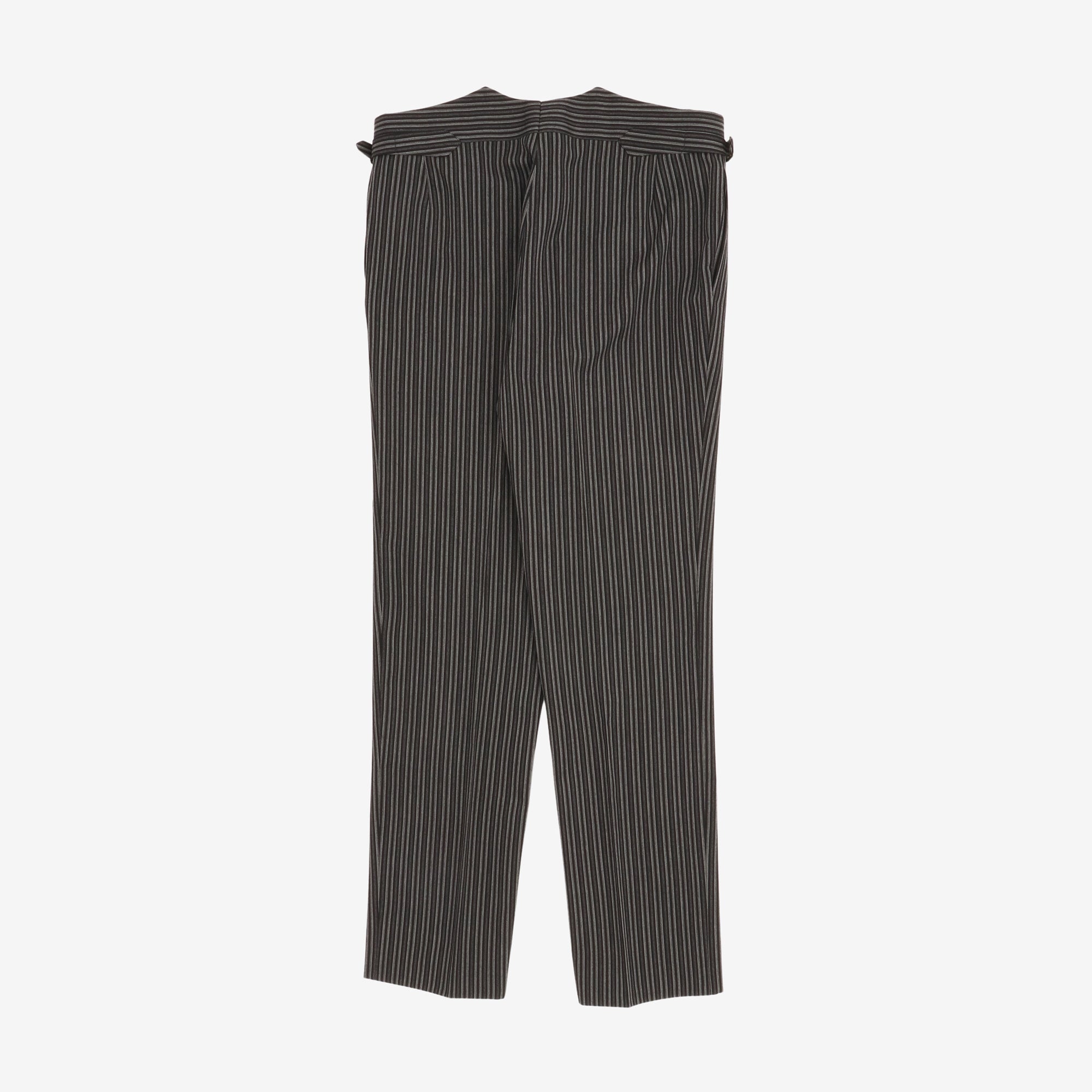 Flat Front Striped Morning Trousers (36W X 33L)