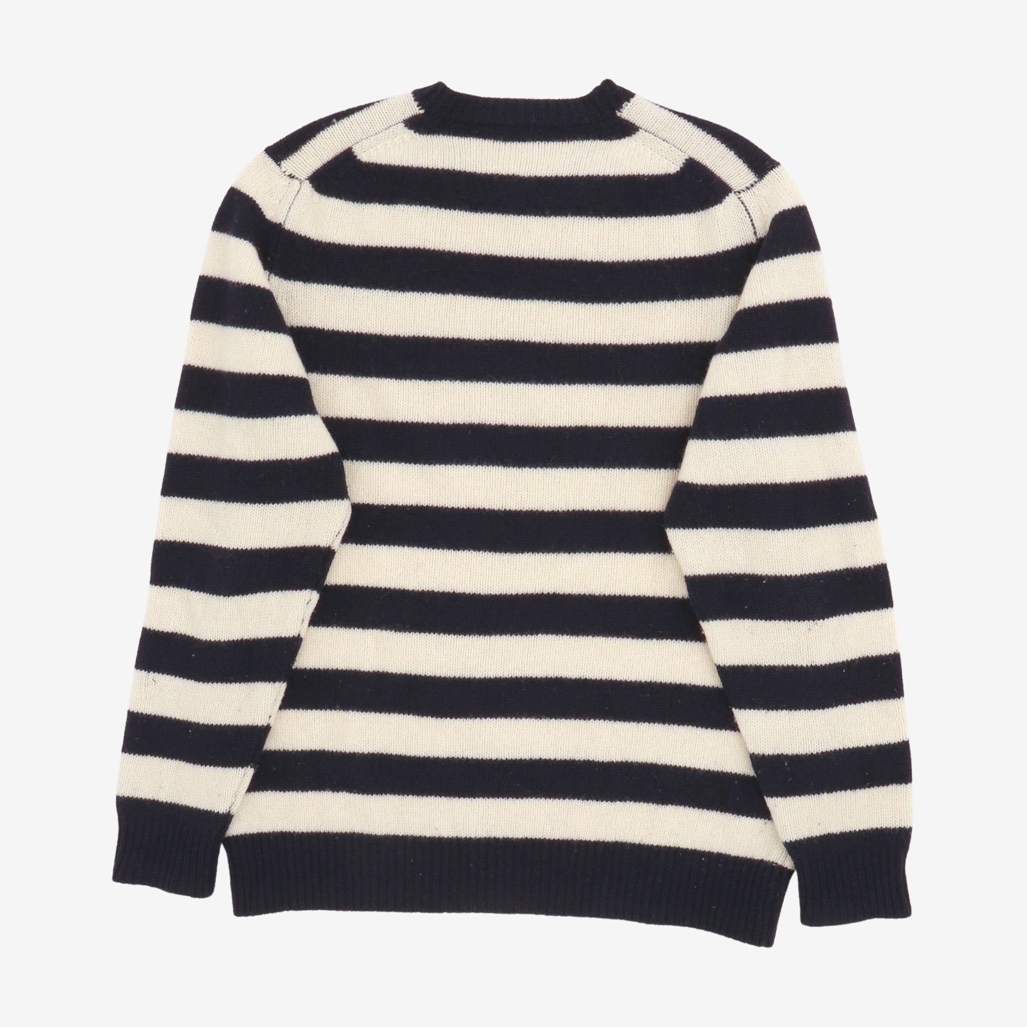 Striped Cashmere Shetland Sweater