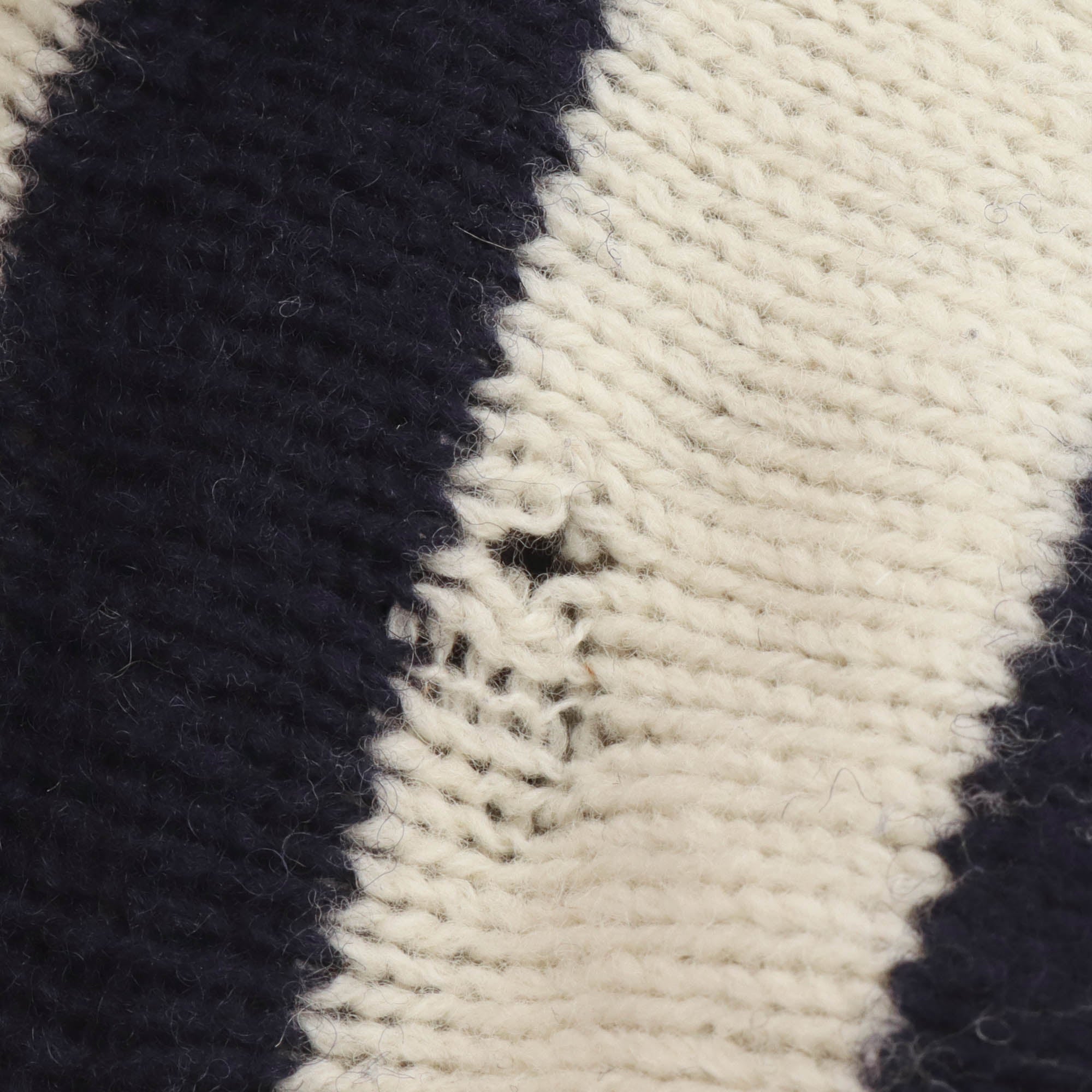 Striped Cashmere Shetland Sweater