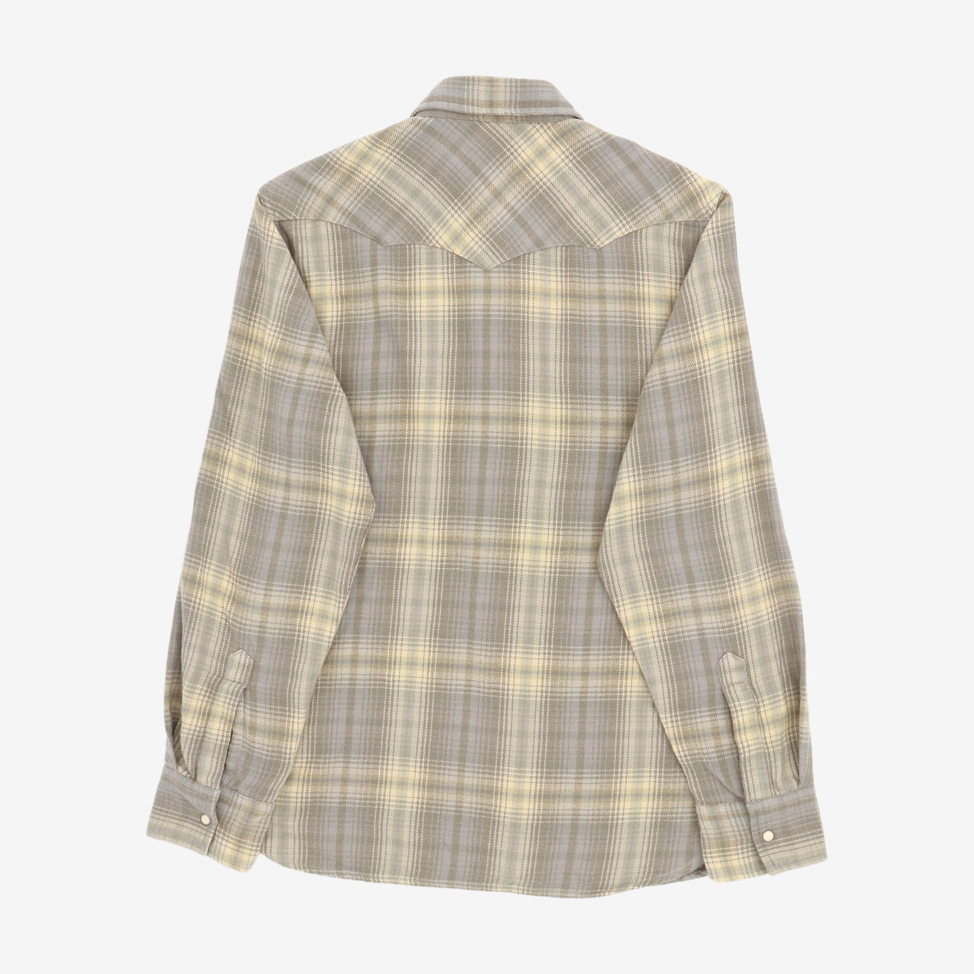 Washed Flannel Pearlsnap Shirt