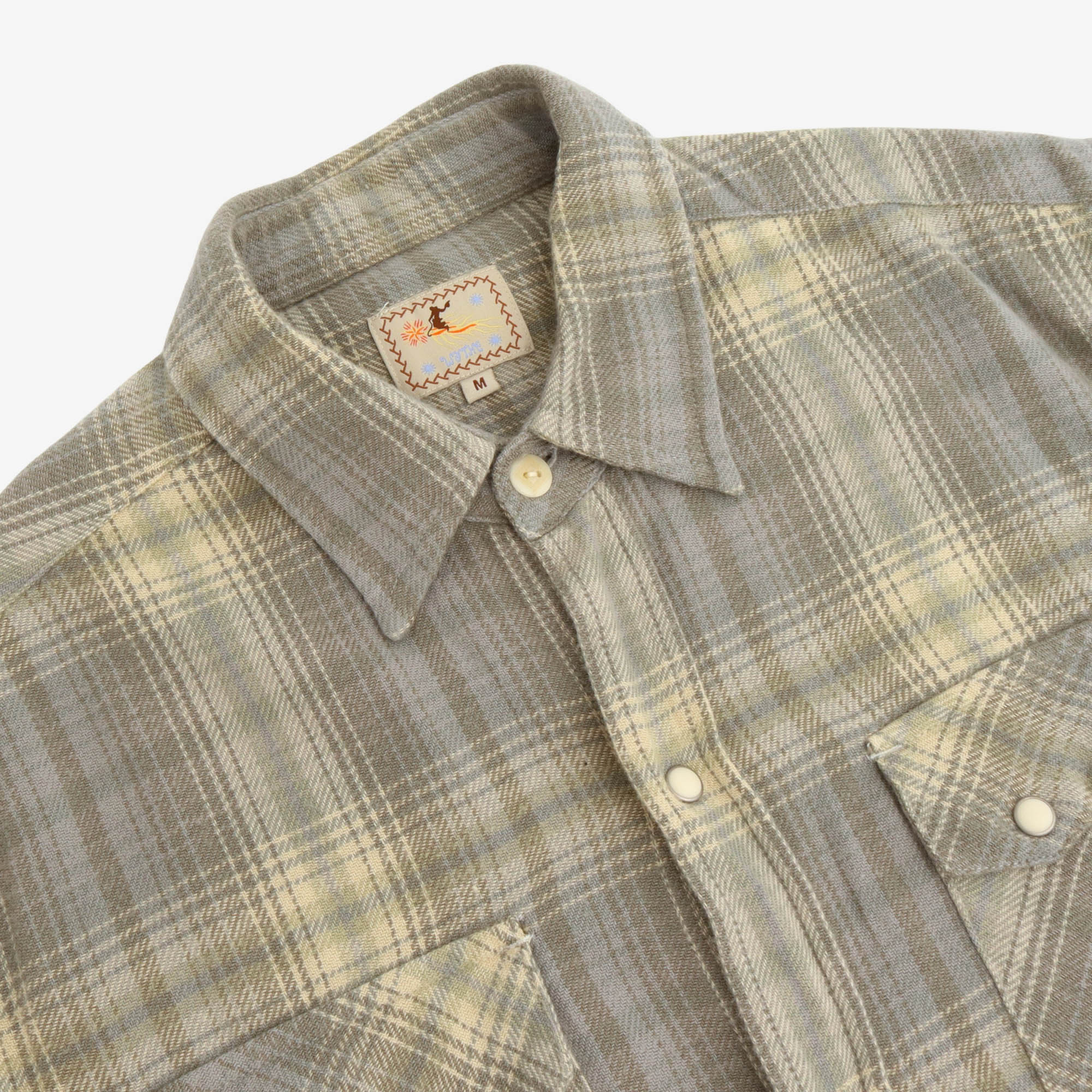 Washed Flannel Pearlsnap Shirt