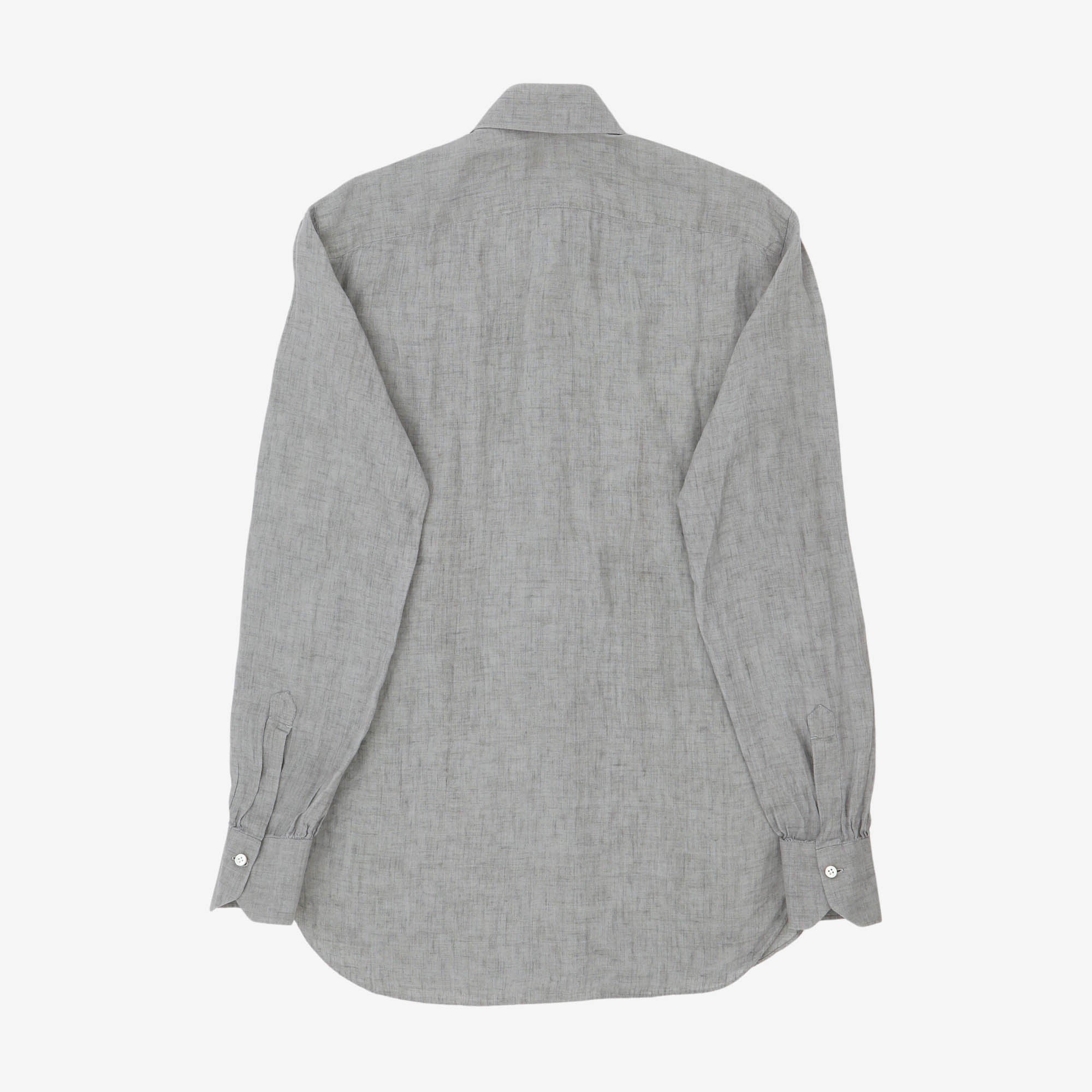 MTO Linen Spread Collar Shirt
