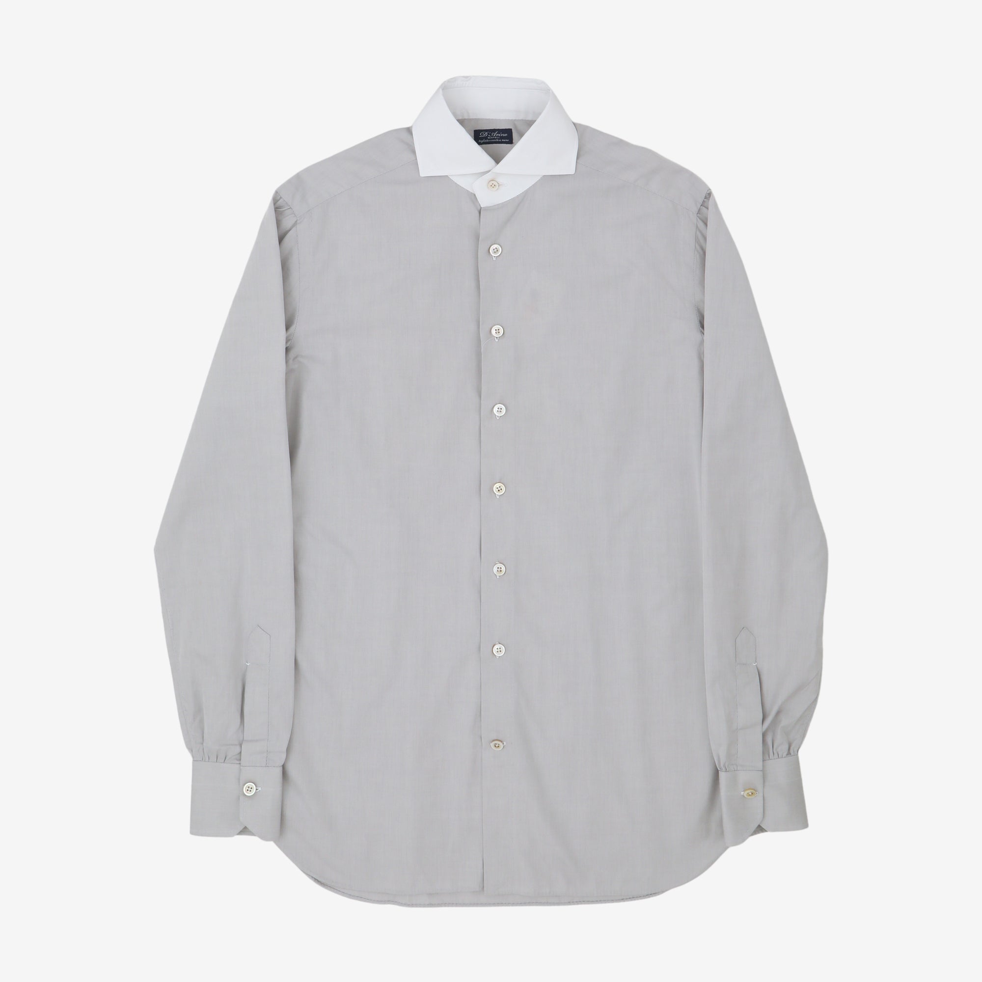 MTO Contrast Collar Poplin Shirt