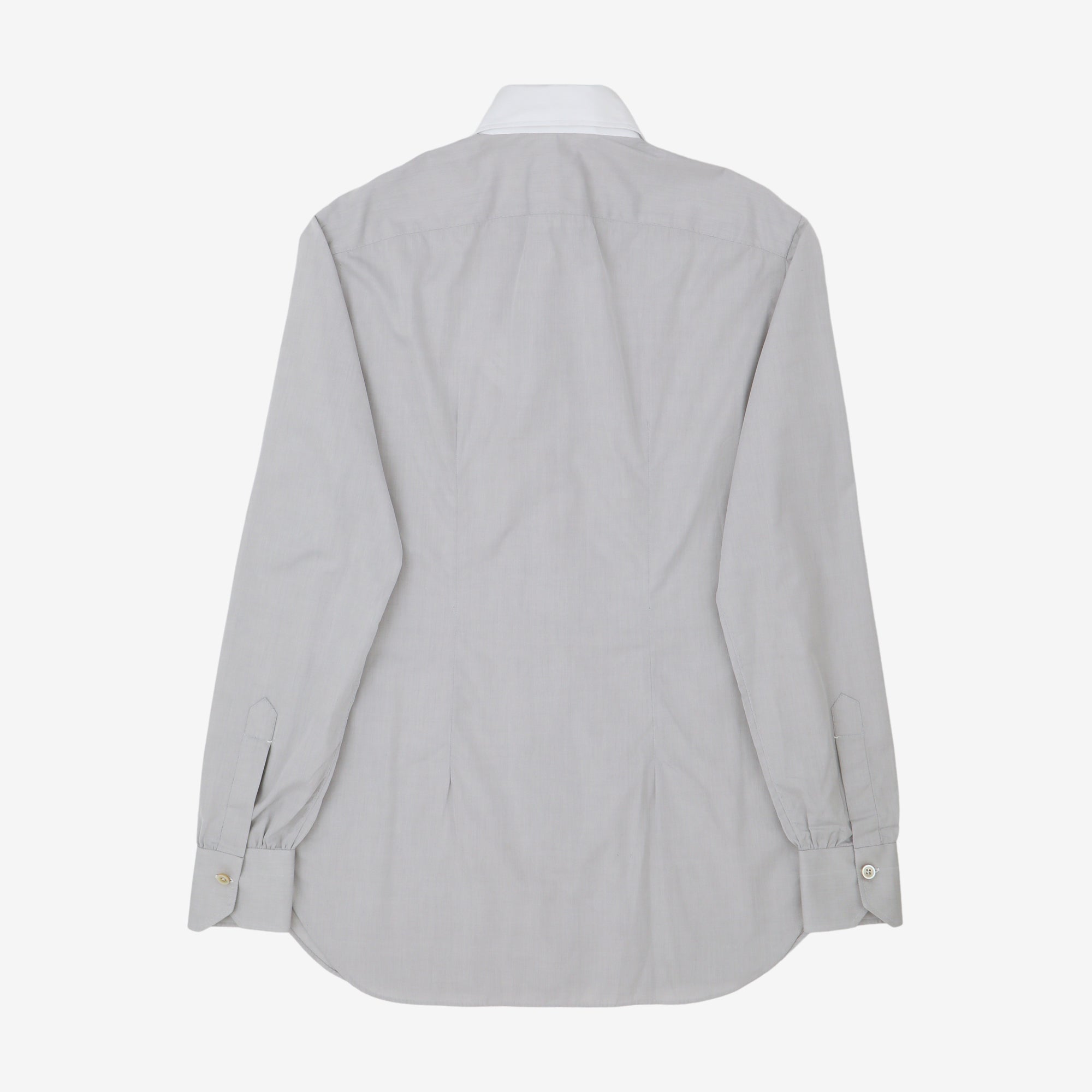 MTO Contrast Collar Poplin Shirt
