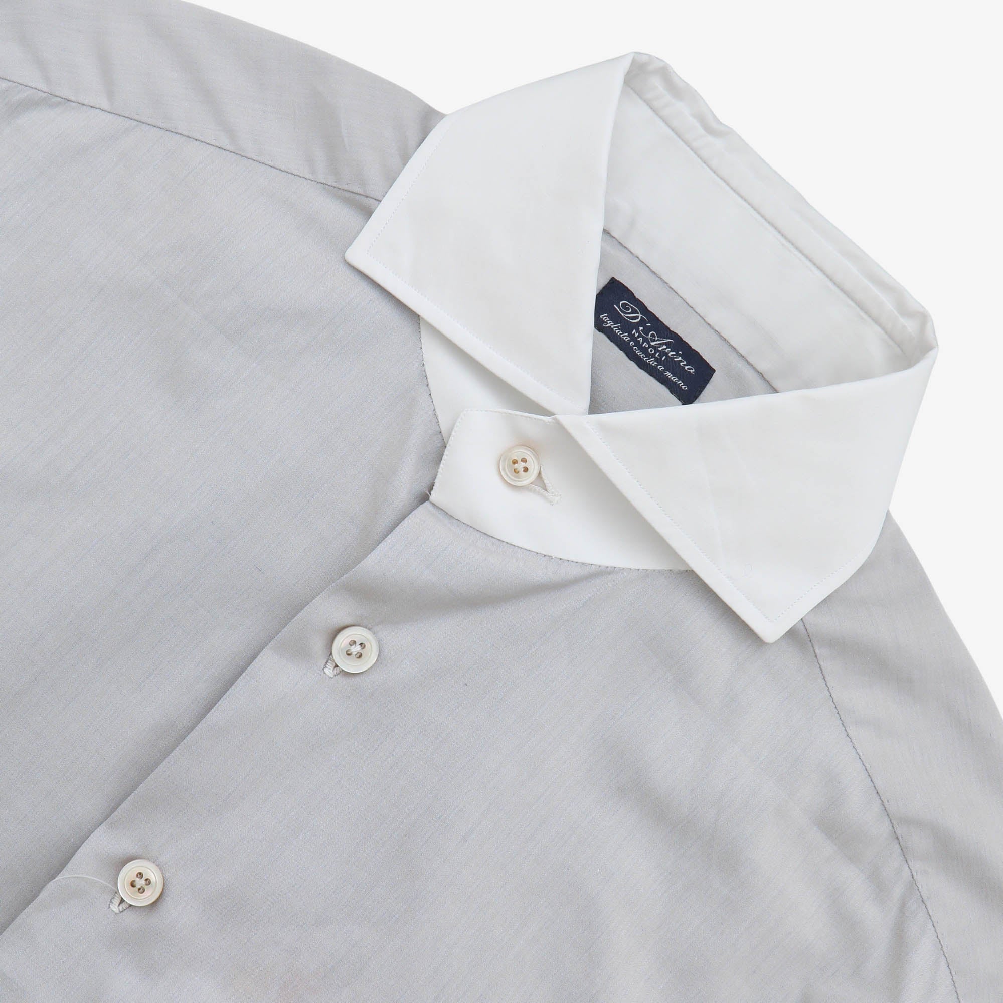 MTO Contrast Collar Poplin Shirt
