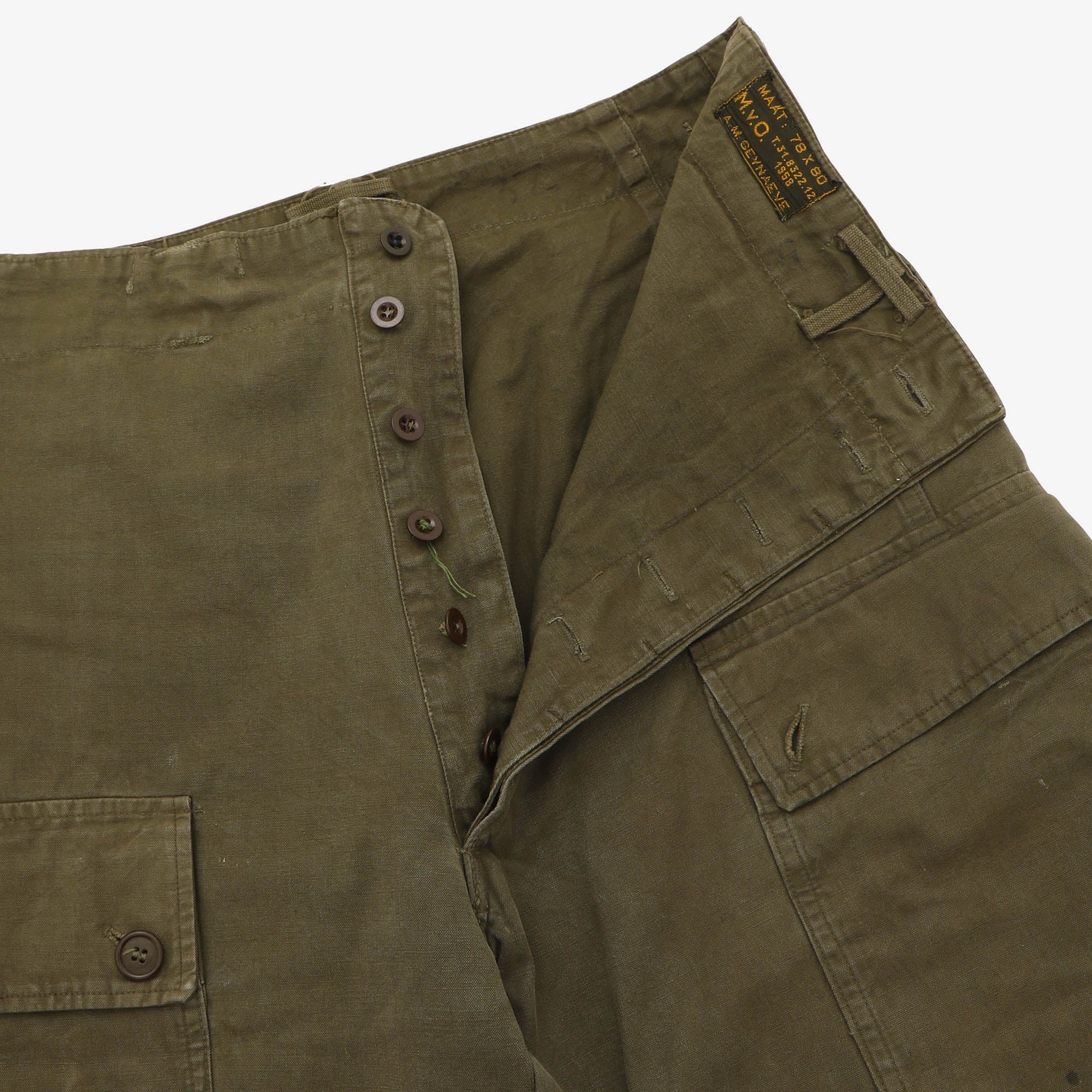 1958 Dutch Military Trousers (31W X 30.5L)