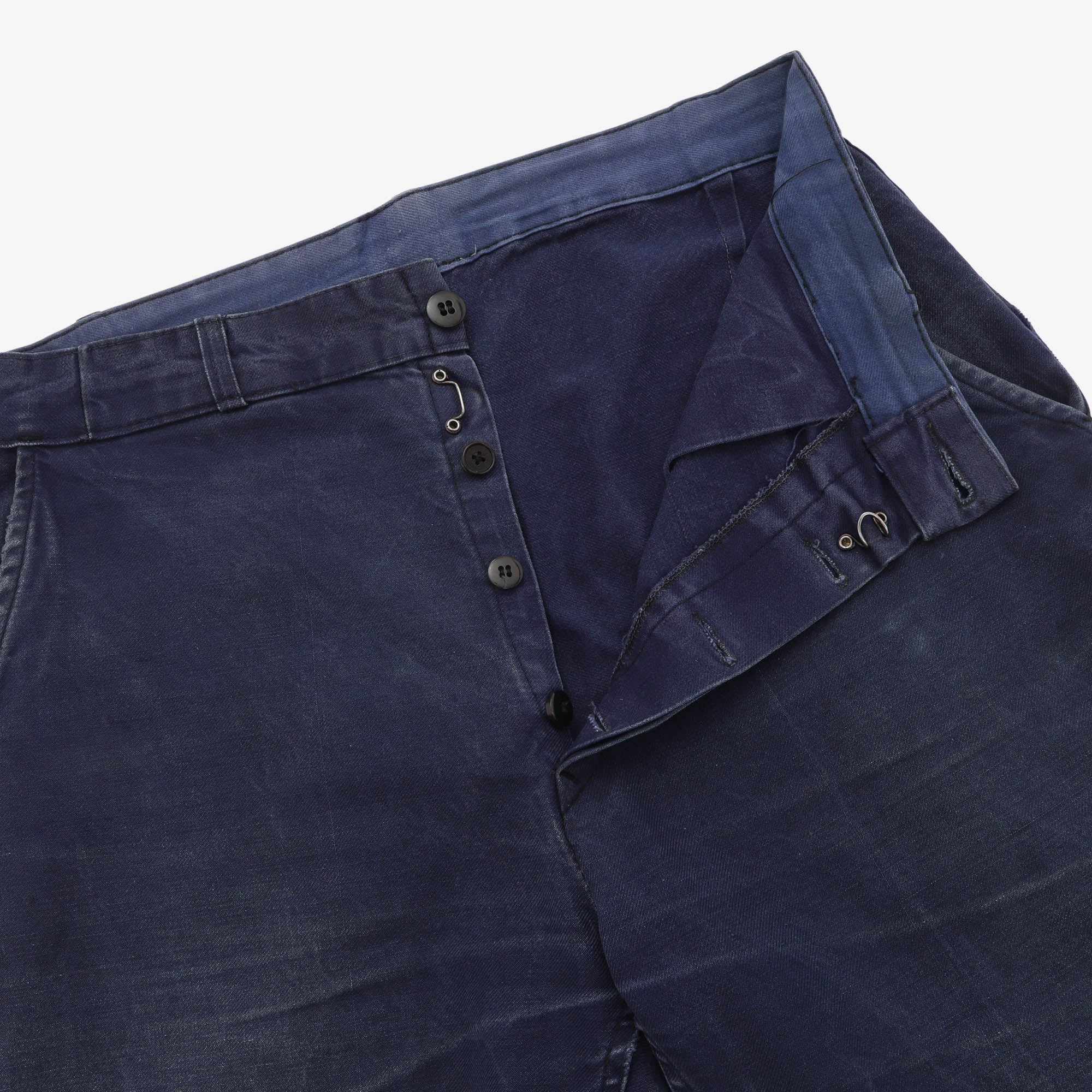 60s French Work Pants (34W X 31.5L)
