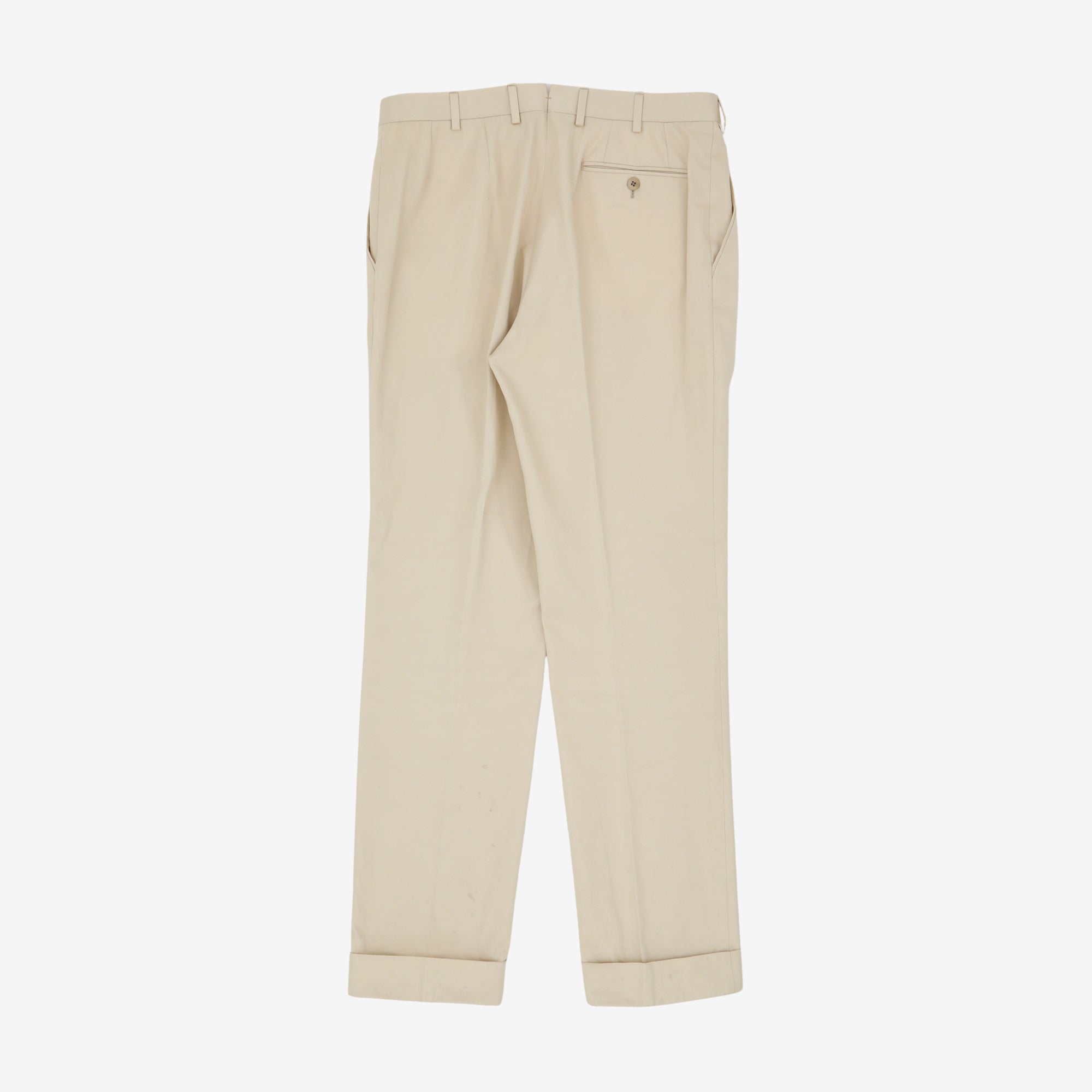 Bespoke Flat Front Trousers (33W X 32L)