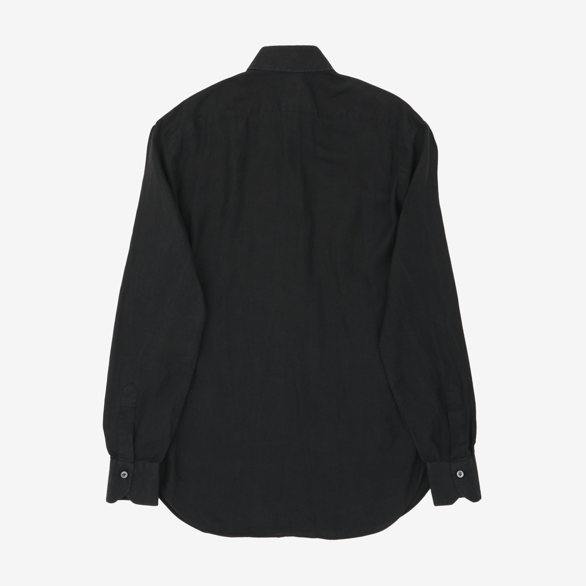 MTO Spread Collar Linen Shirt