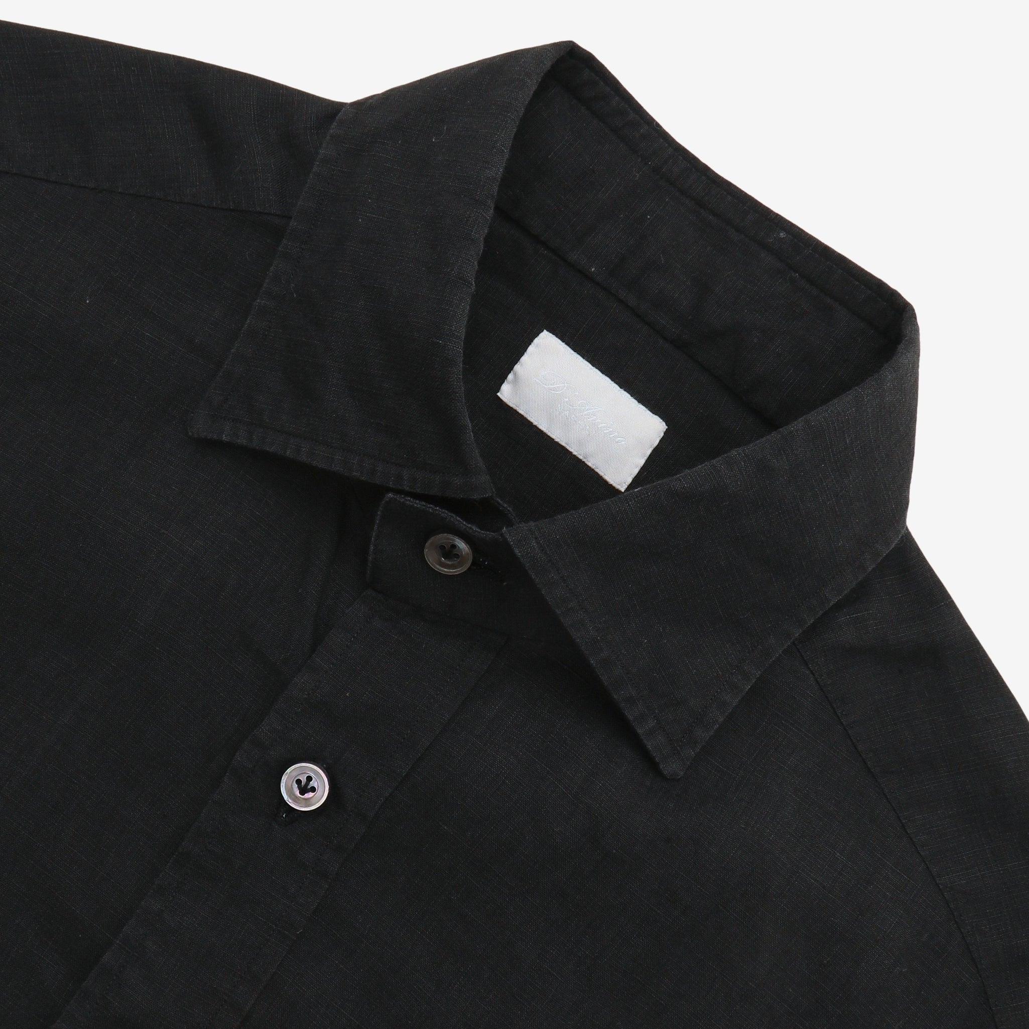 MTO Spread Collar Linen Shirt