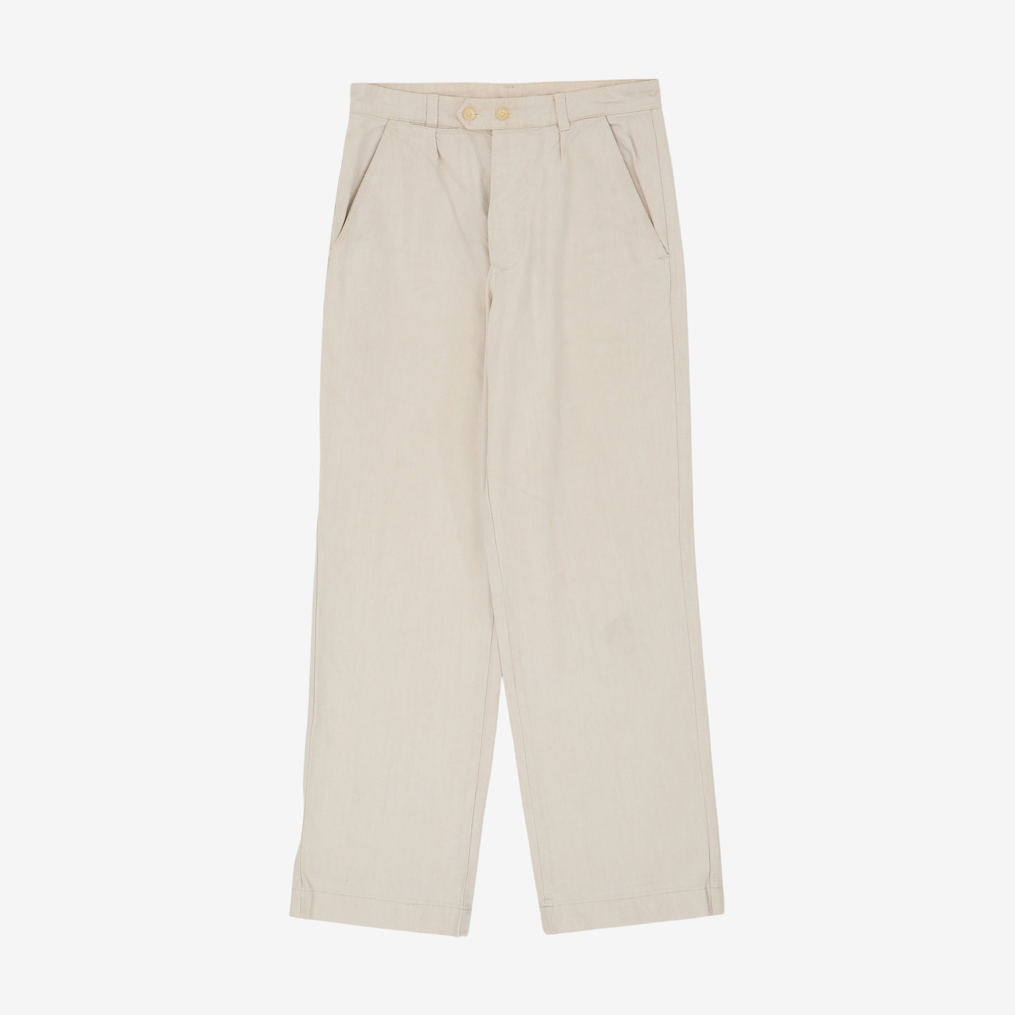 MHL Denim Twill Pleated Trousers (30W X 31L)