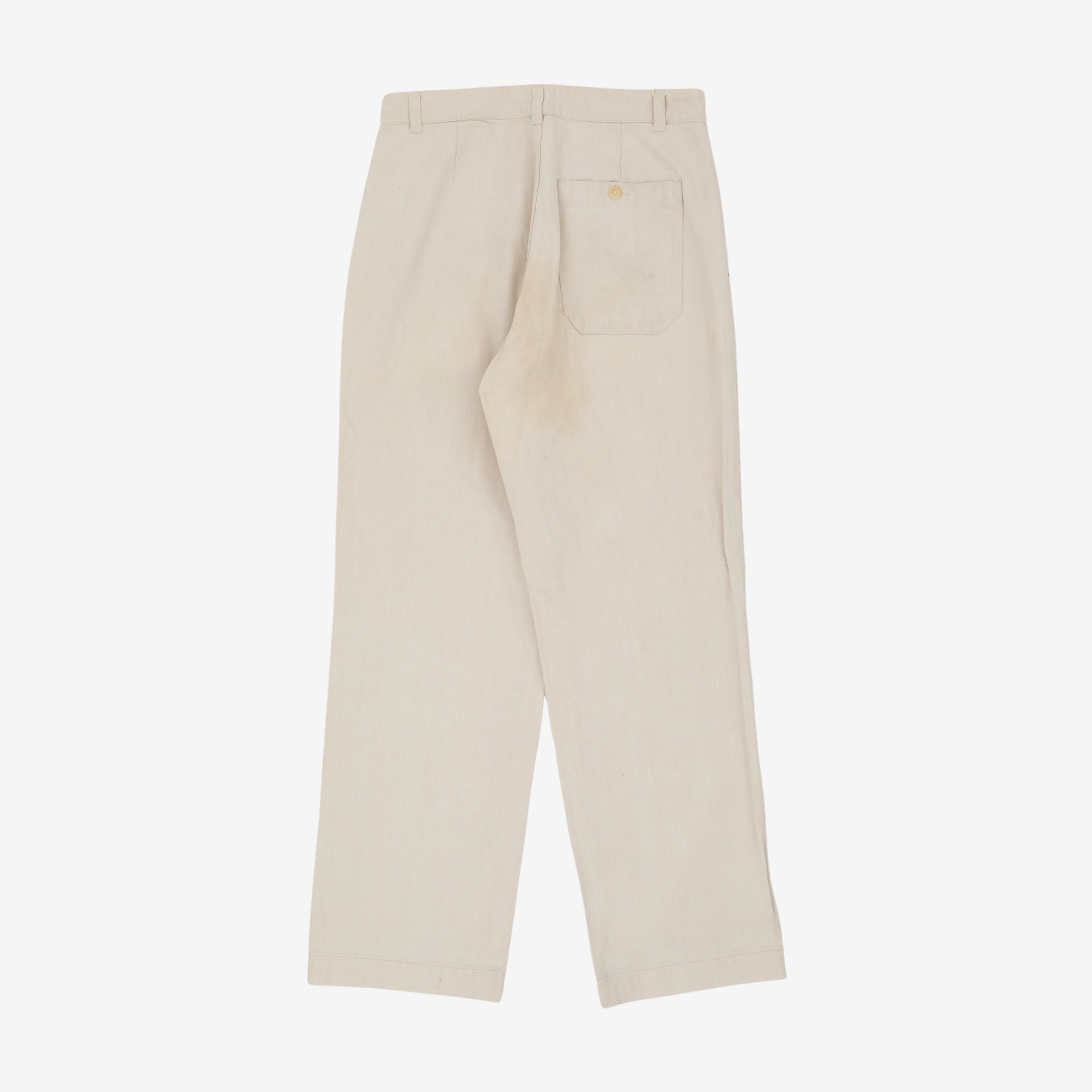 MHL Denim Twill Pleated Trousers (30W X 31L)